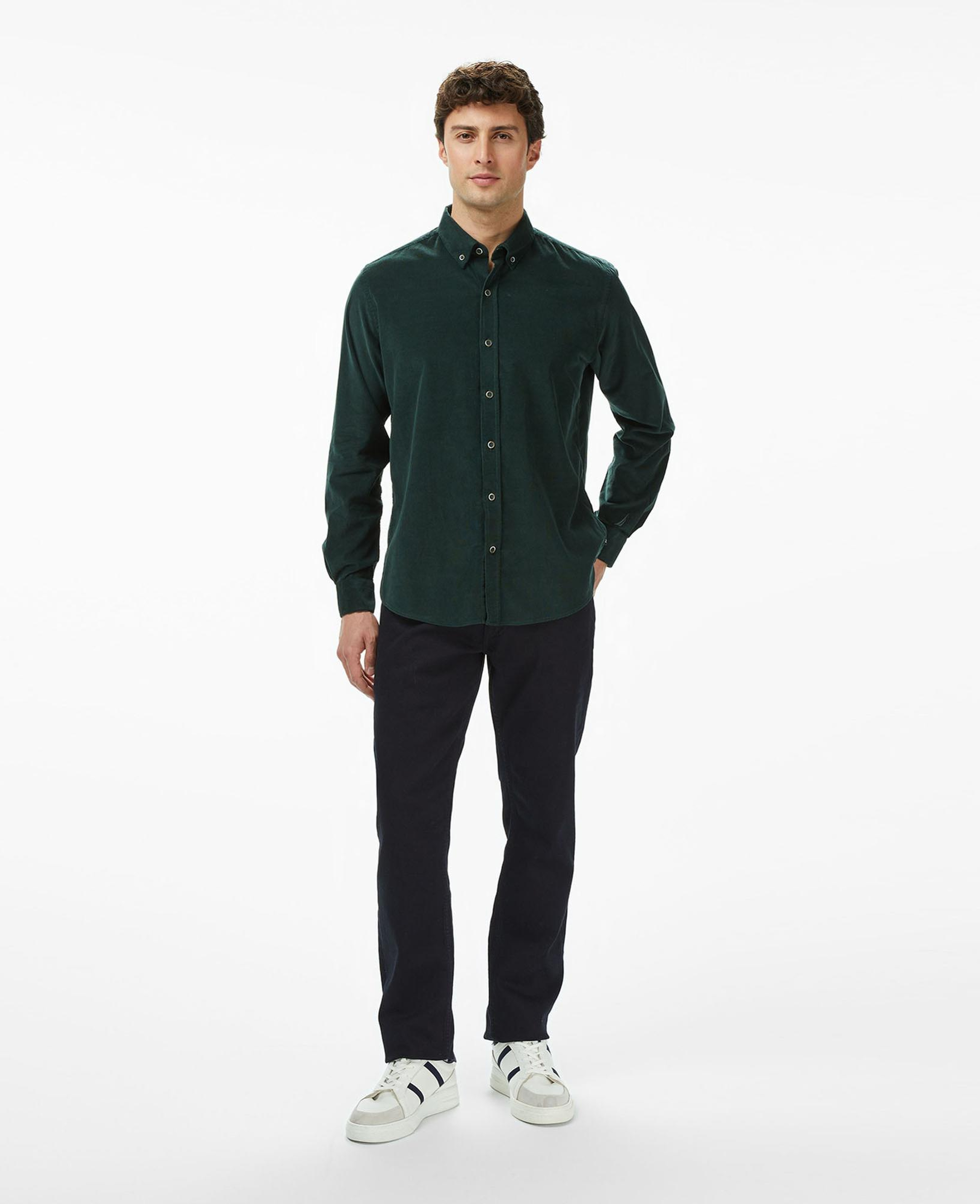 Nautica Erkek Yeşil Classic Fit Gömlek