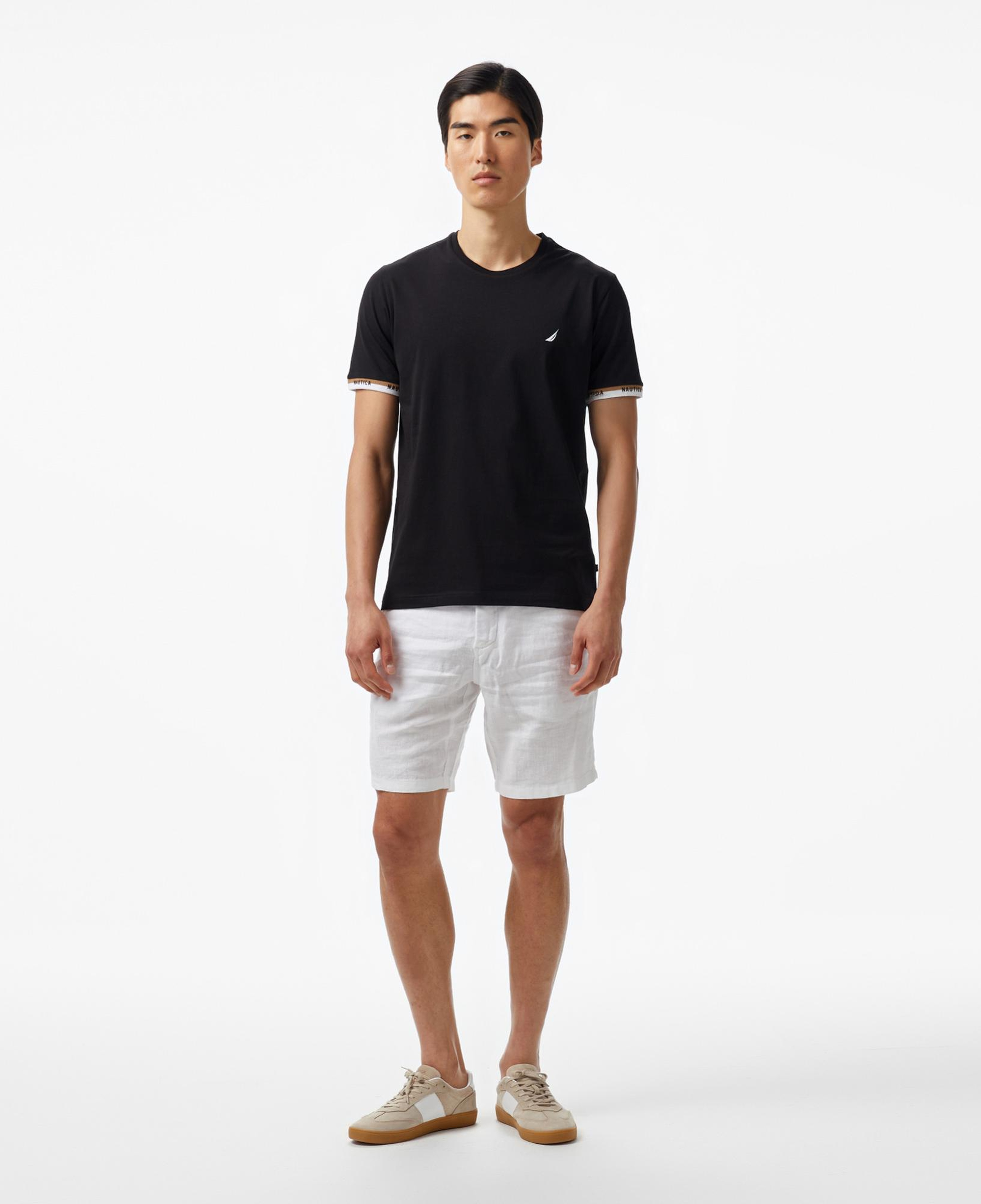 Nautica Erkek Siyah Regular Fit T-Shirt