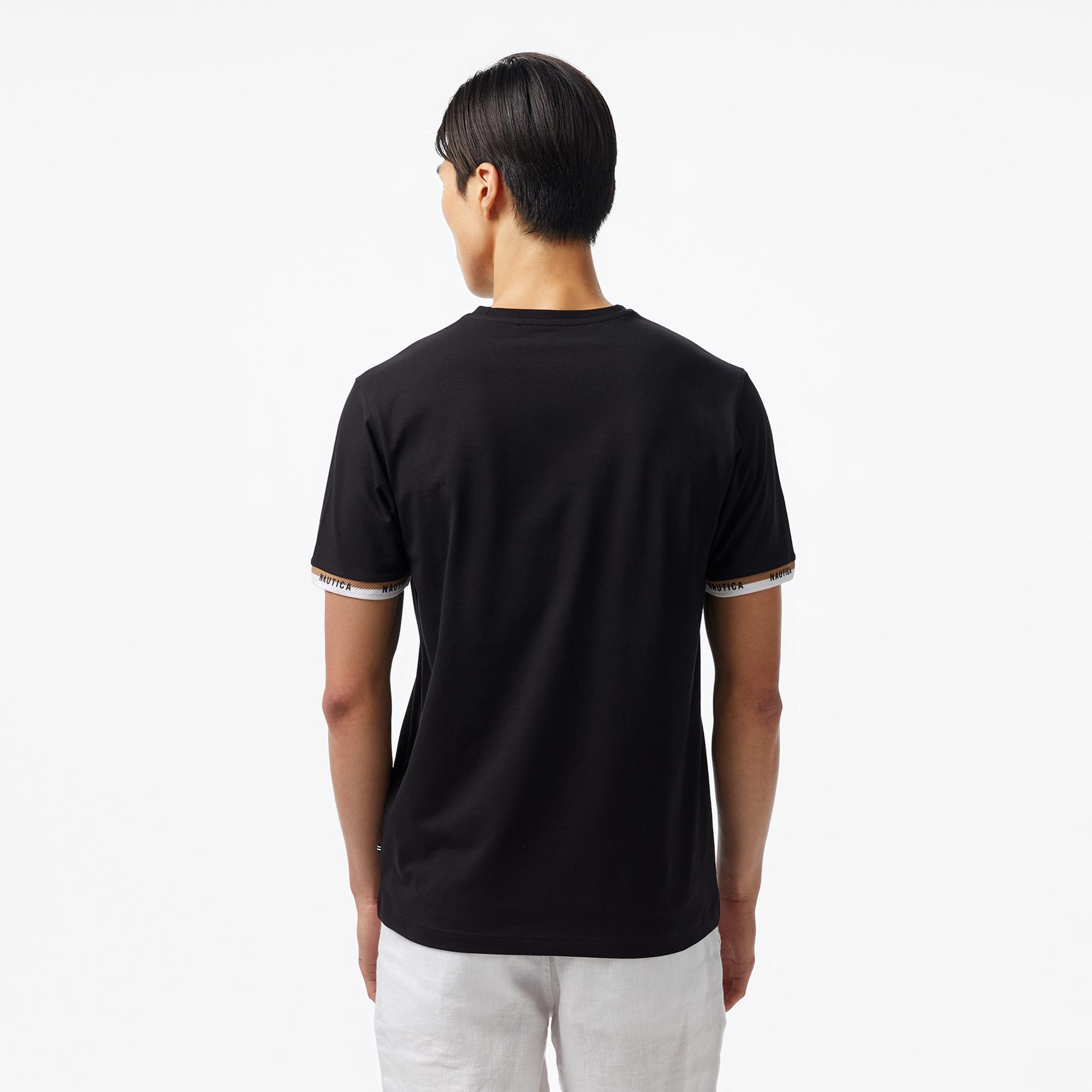 Nautica Erkek Siyah Regular Fit T-Shirt