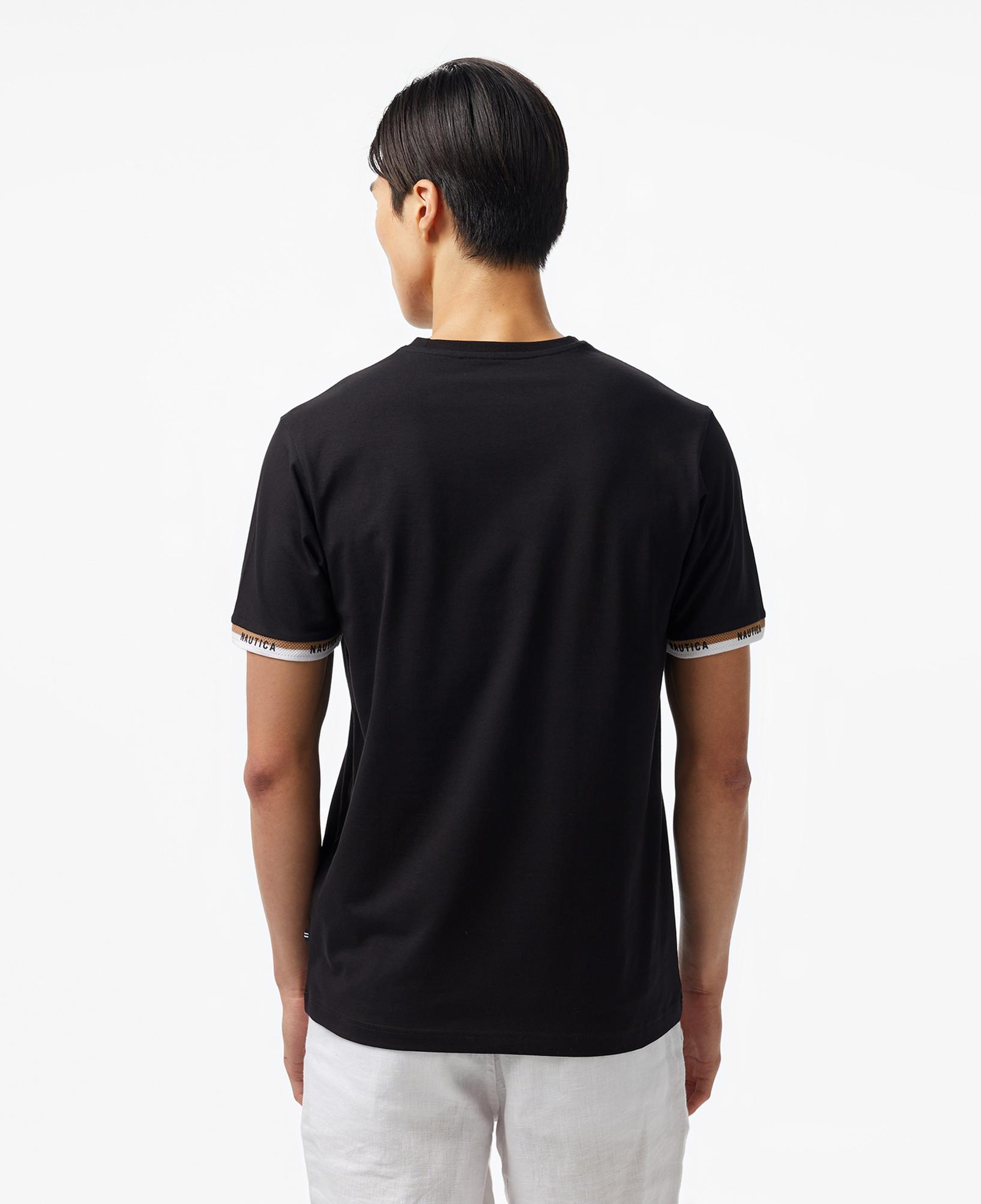 Nautica Erkek Siyah Regular Fit T-Shirt