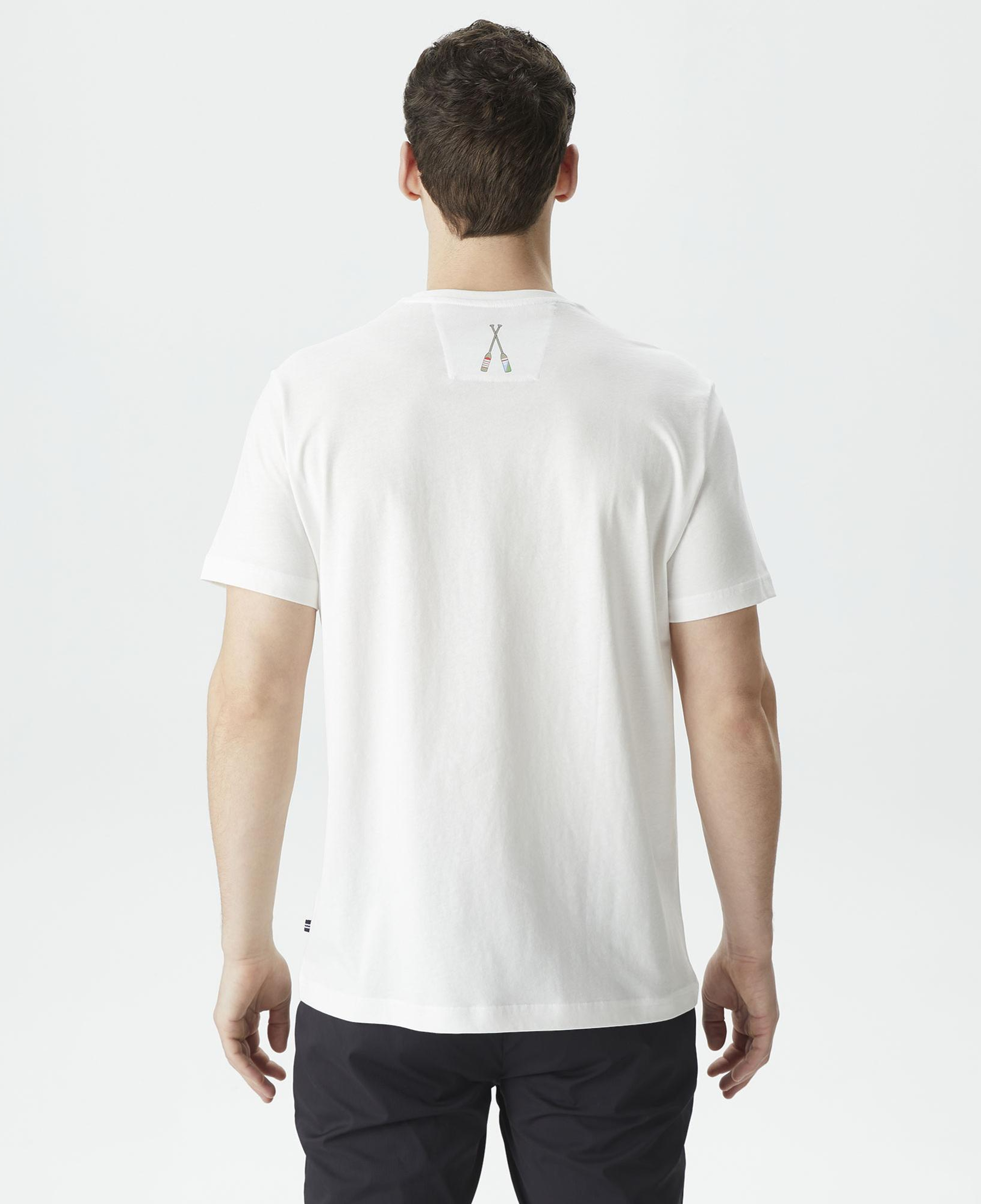 Nautica Erkek Beyaz Standart Fit T-Shirt