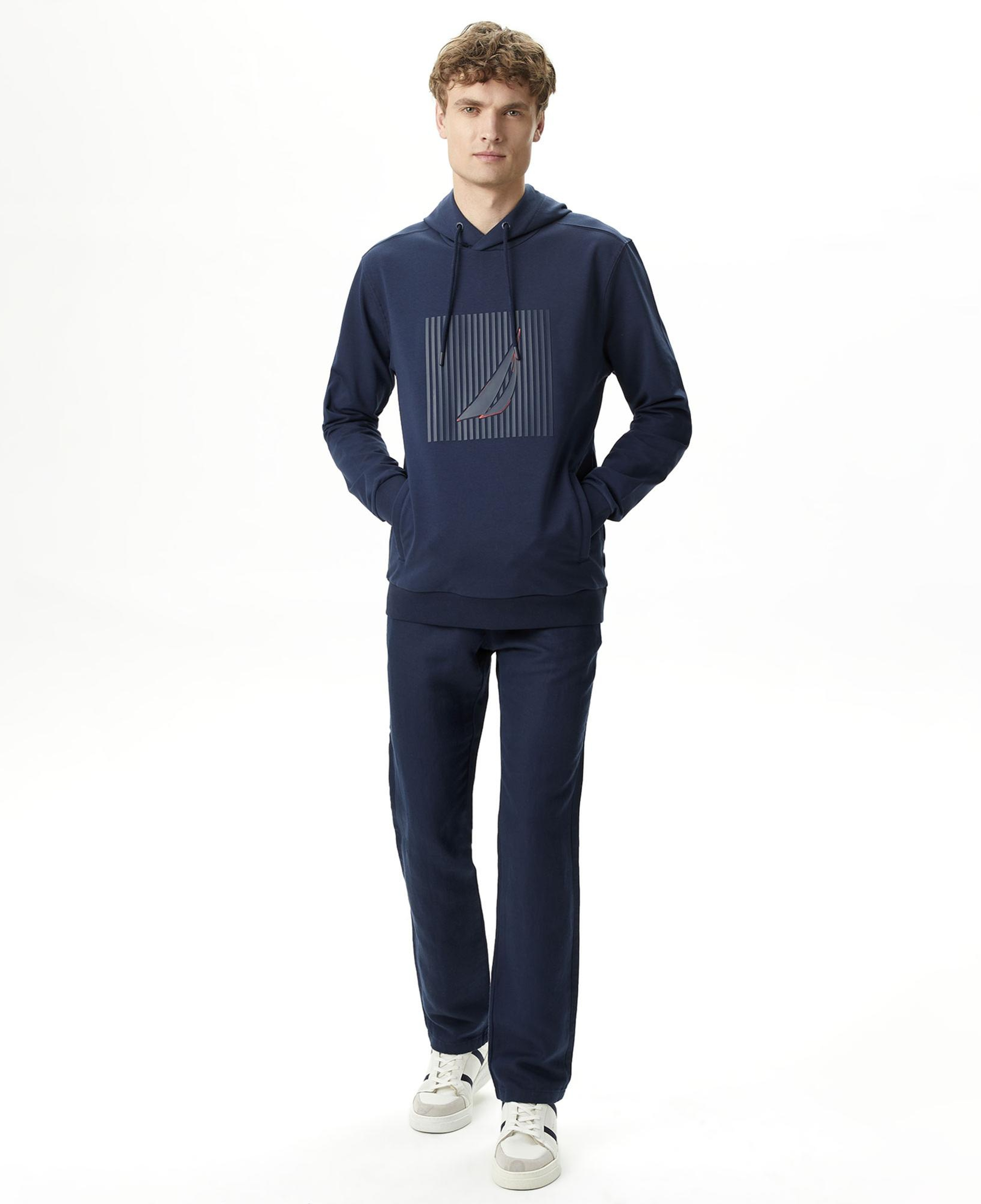 Nautica Erkek Lacivert Standart Fit Sweatshirt