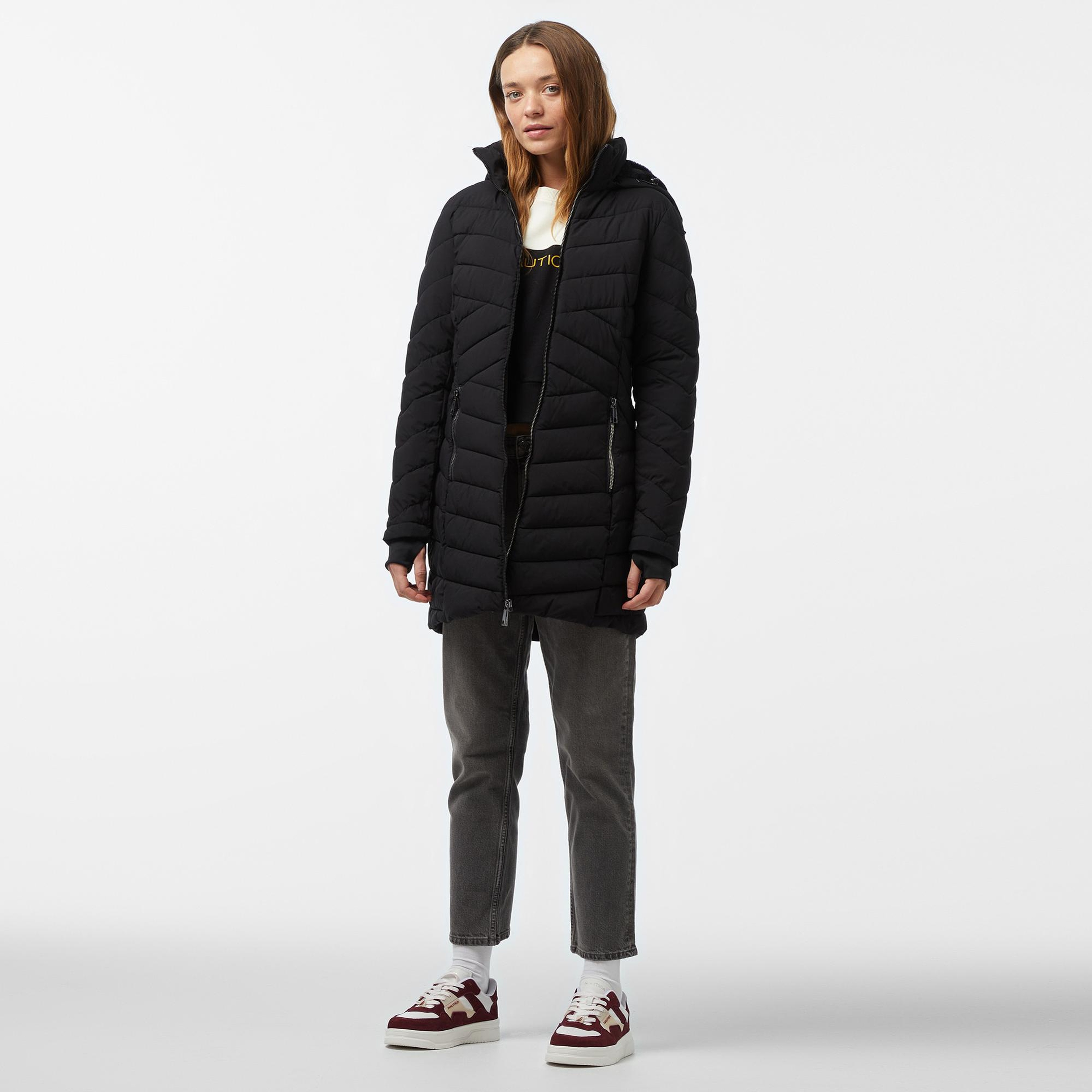 Nautica Kadın Siyah Mont