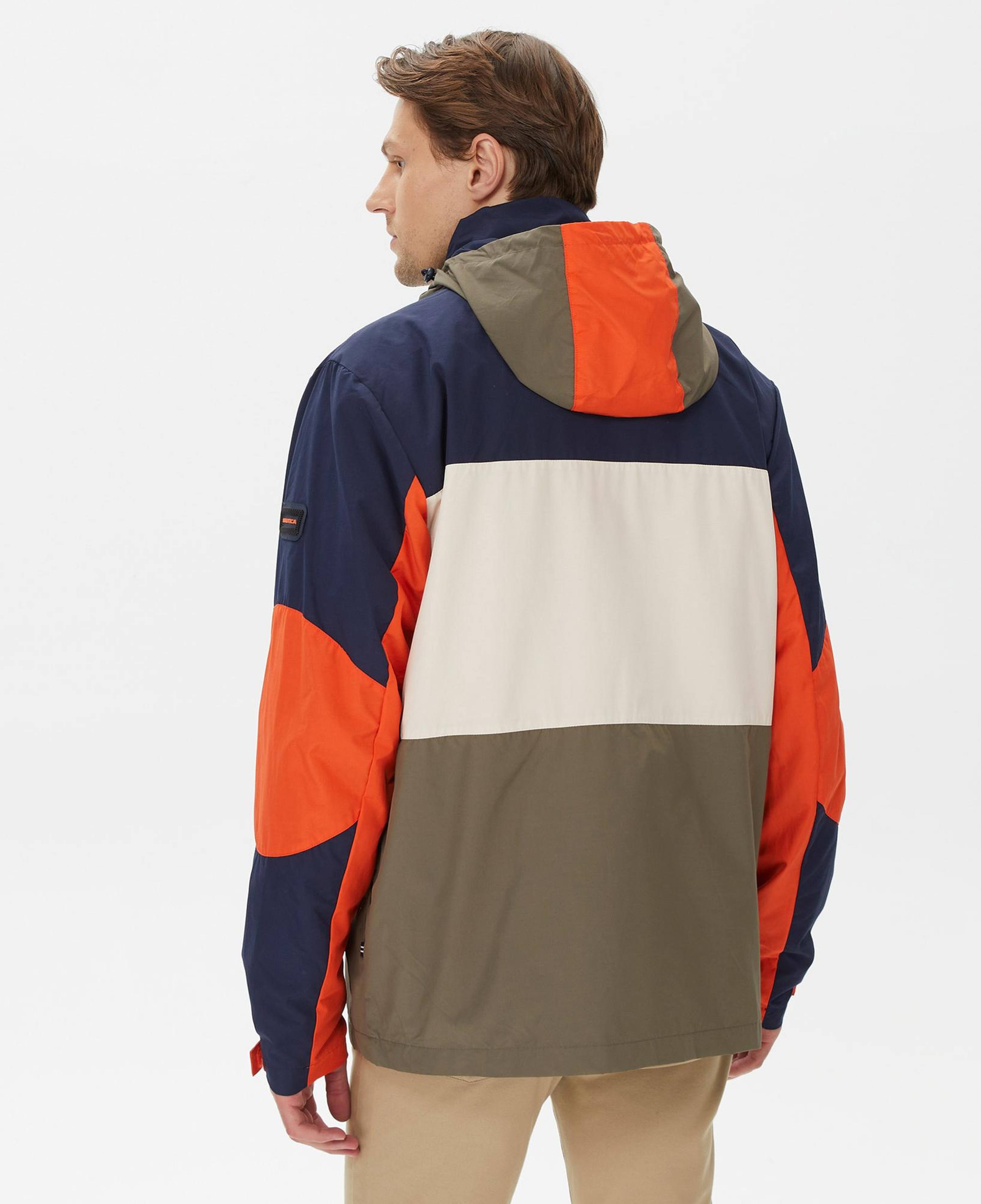 Nautica Erkek Lacivert Renk Bloklu Standart Fit Desenli Mont