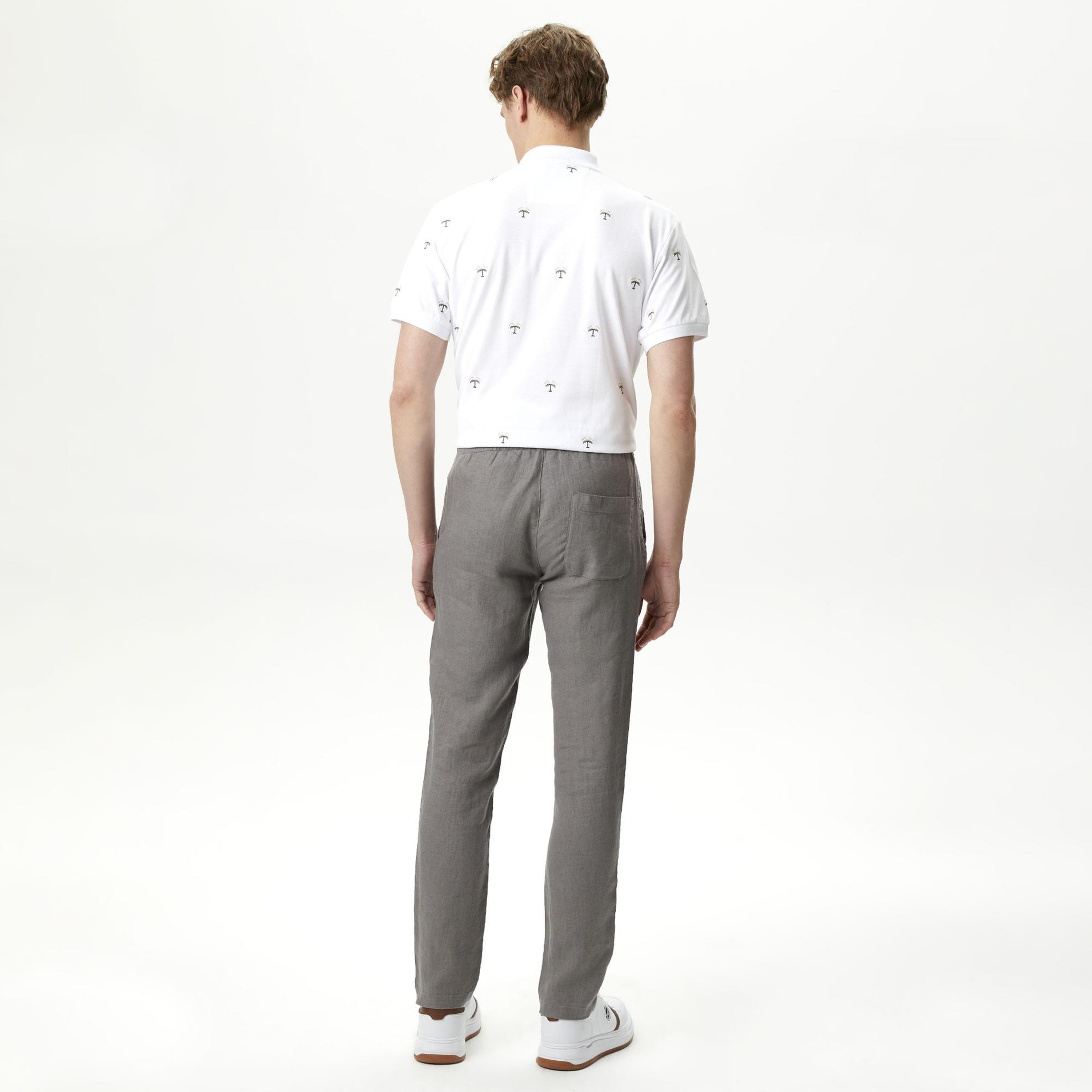 Nautica Erkek Gri Keten Pantolon