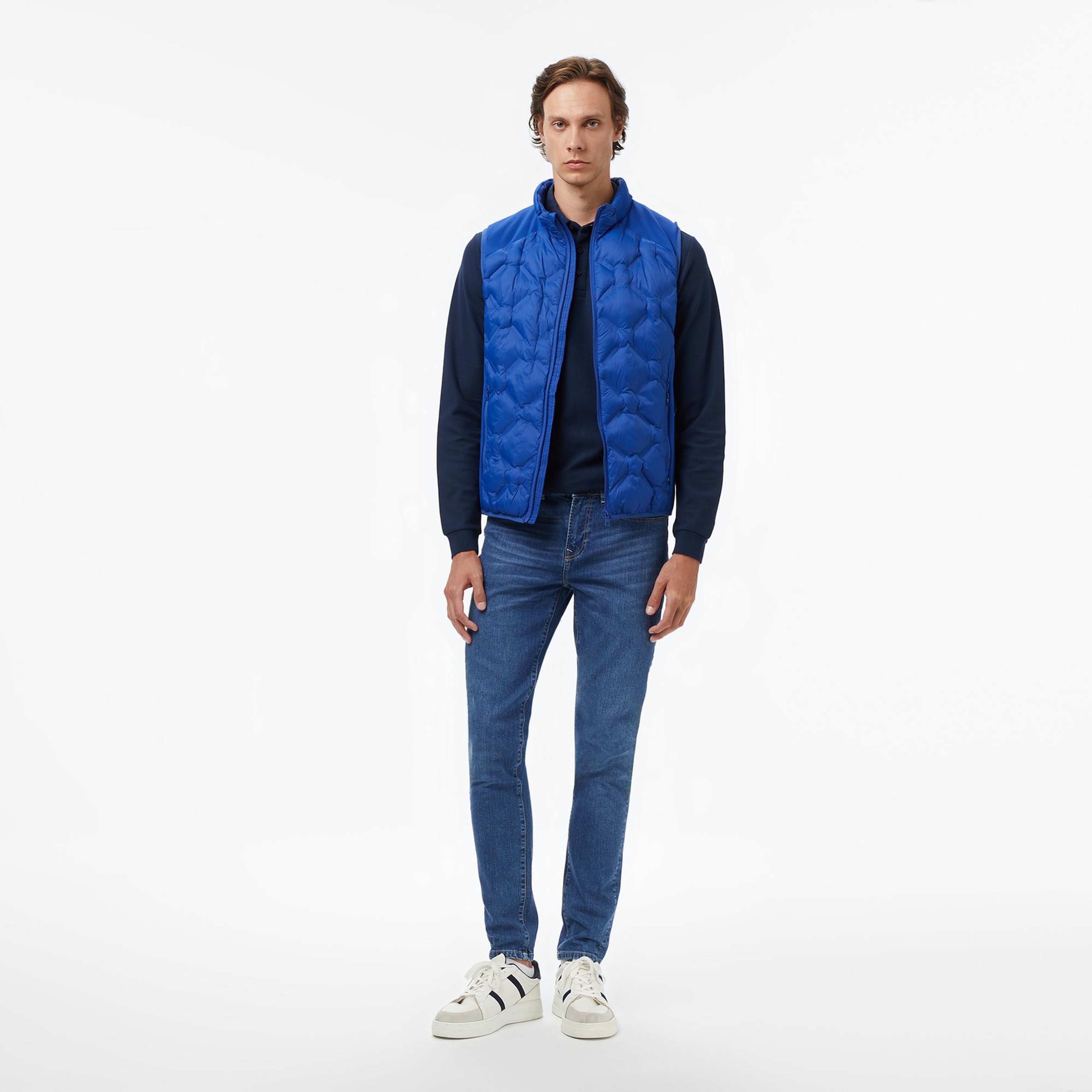 Nautica Erkek Mavi Regular Fit Yelek