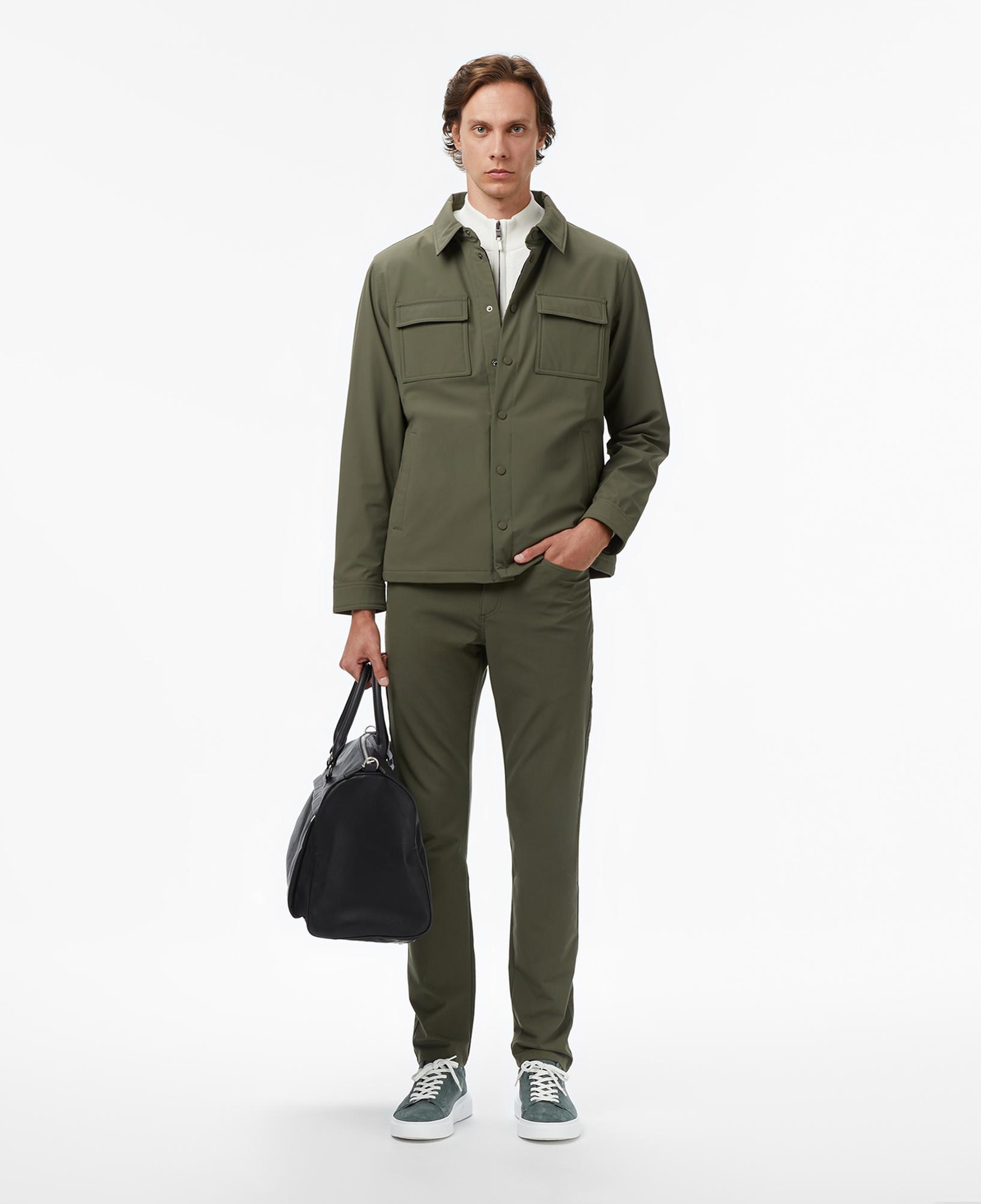 Nautica Erkek Yeşil Regular Fit Su Geçirmez Mont