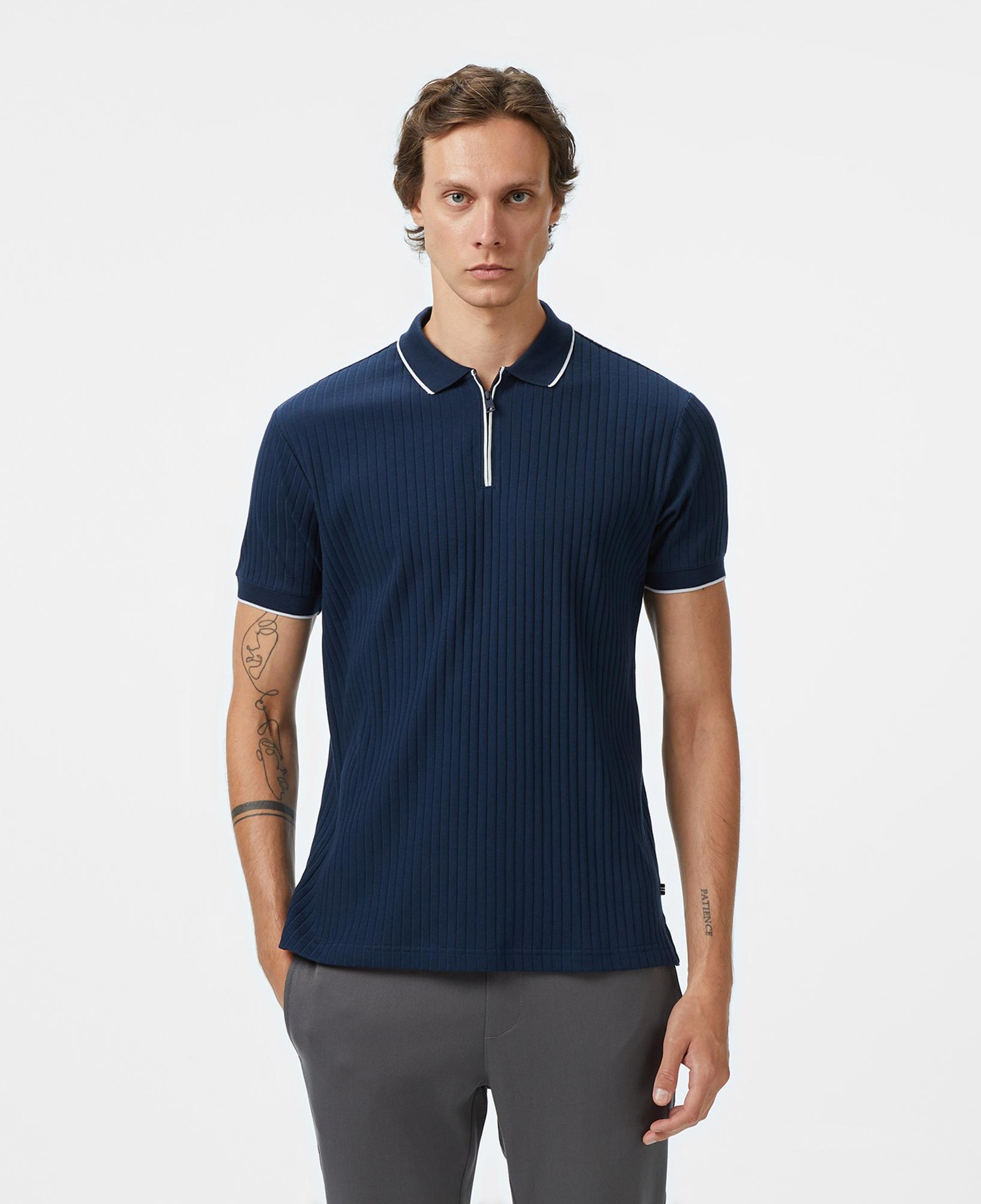 Nautica Erkek Lacivert Classic Fit Polo Yaka T-Shirt