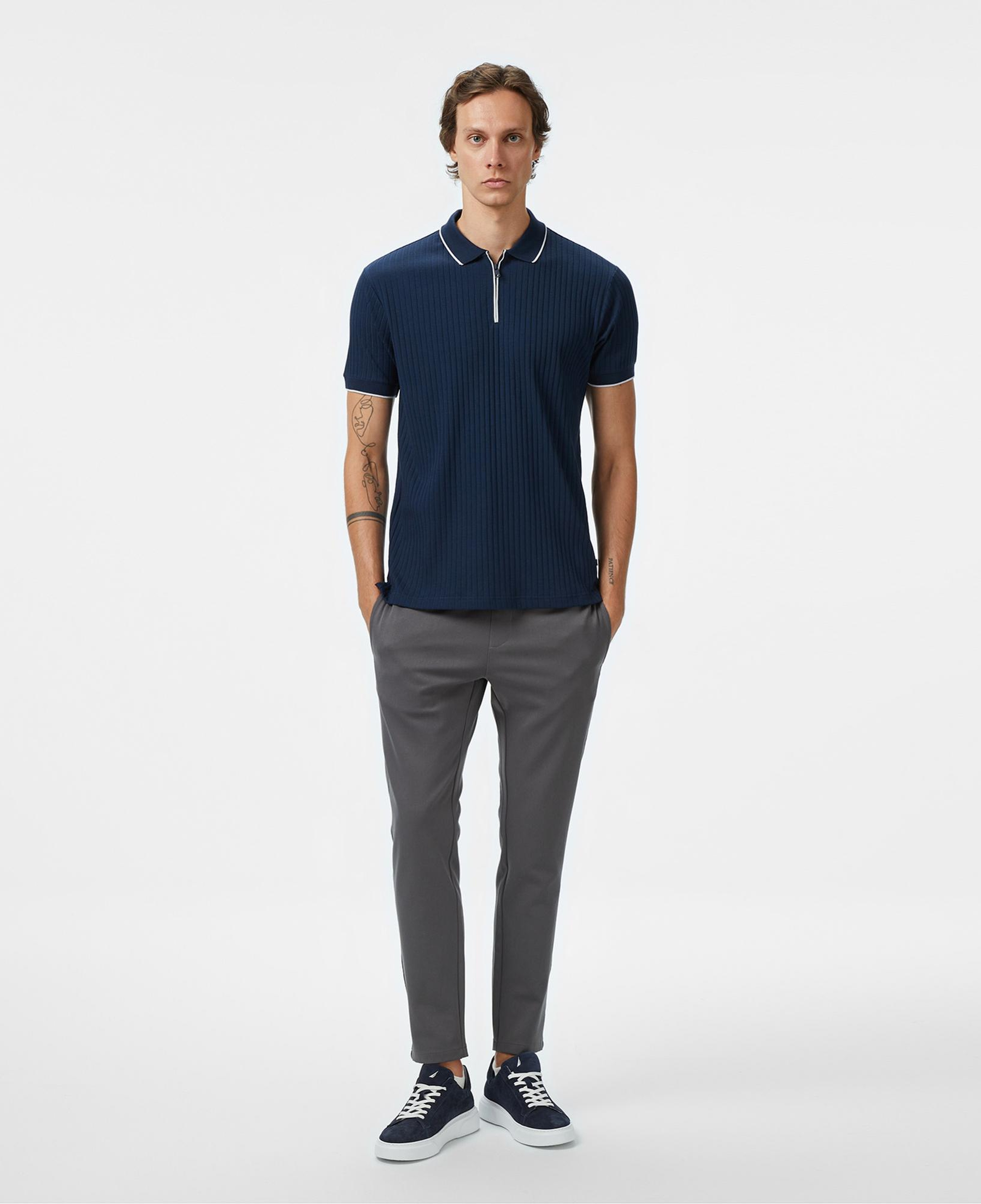 Nautica Erkek Lacivert Classic Fit Polo Yaka T-Shirt