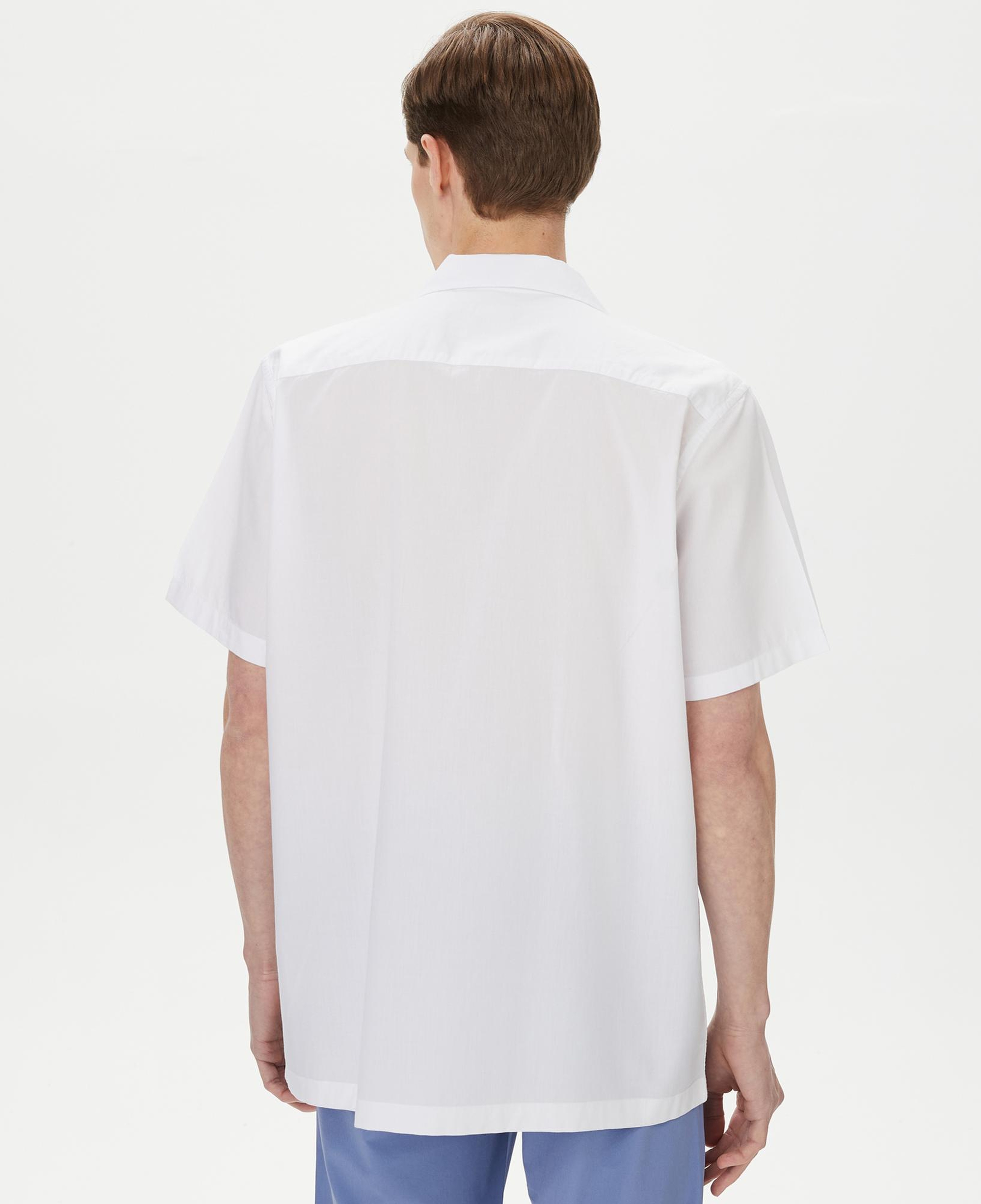 Nautica Erkek Beyaz Classic Fit Kısa Kollu Gömlek