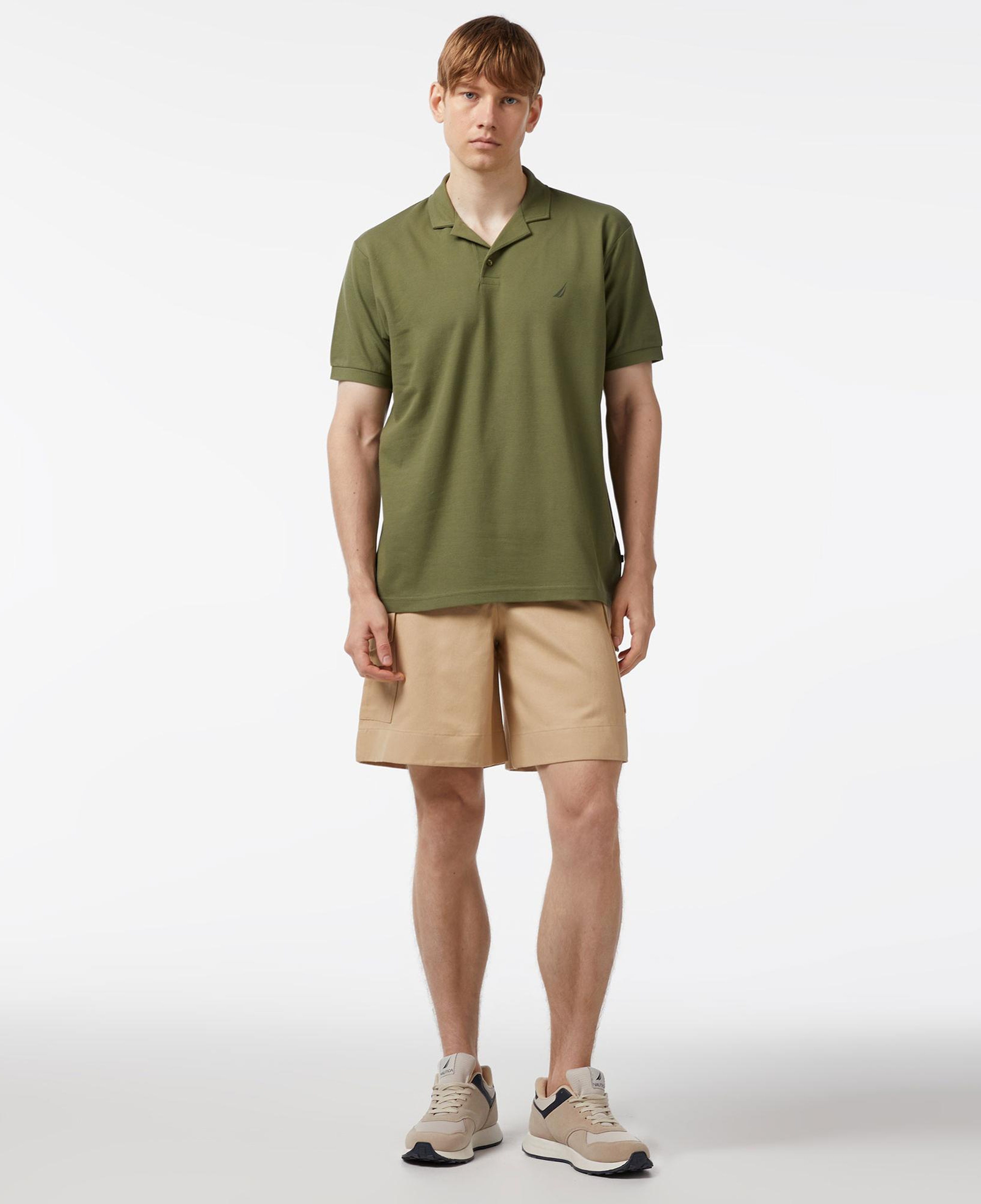 Nautica Erkek Yeşil Classic Fit Kısa Kollu Polo