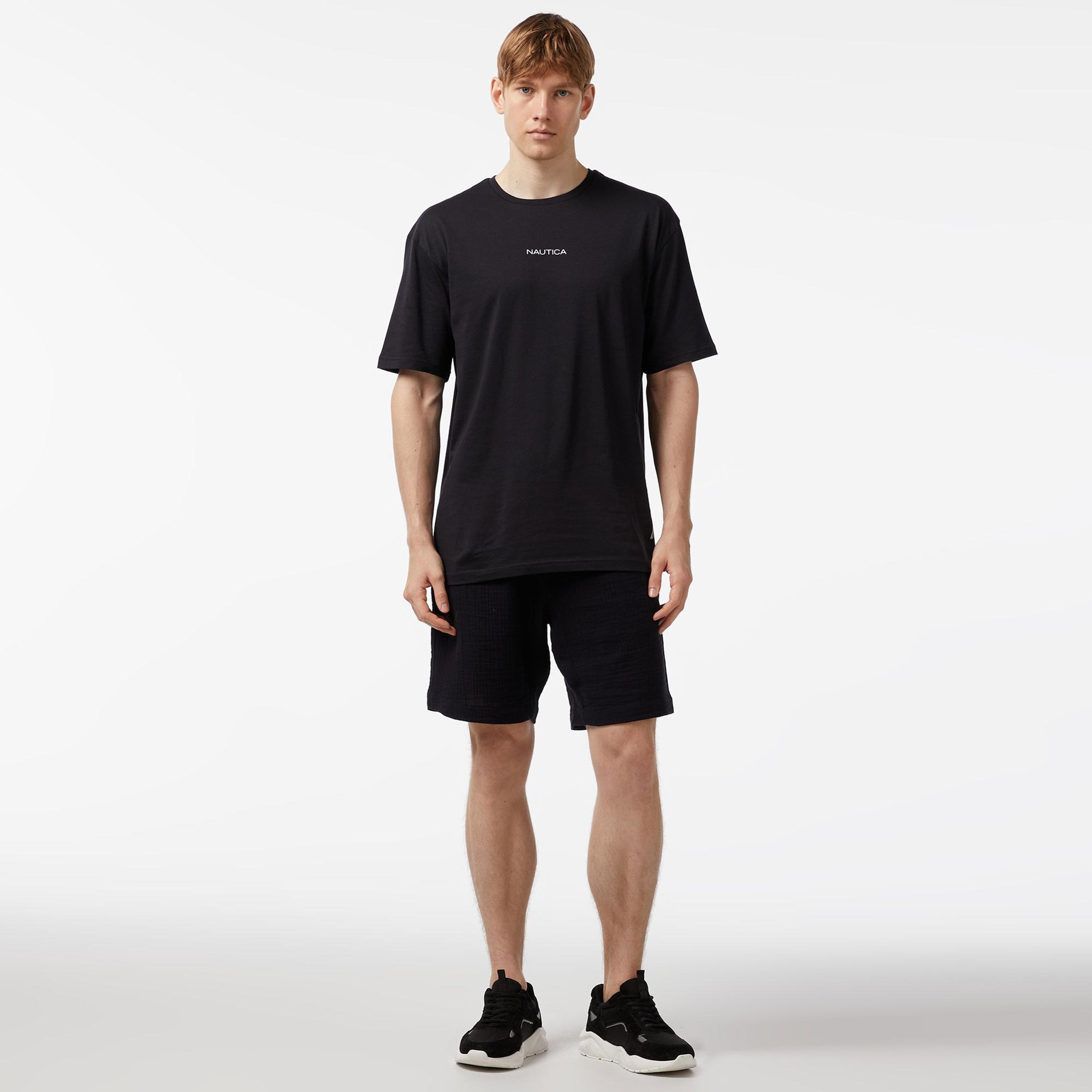 Nautica Erkek Siyah Bermuda