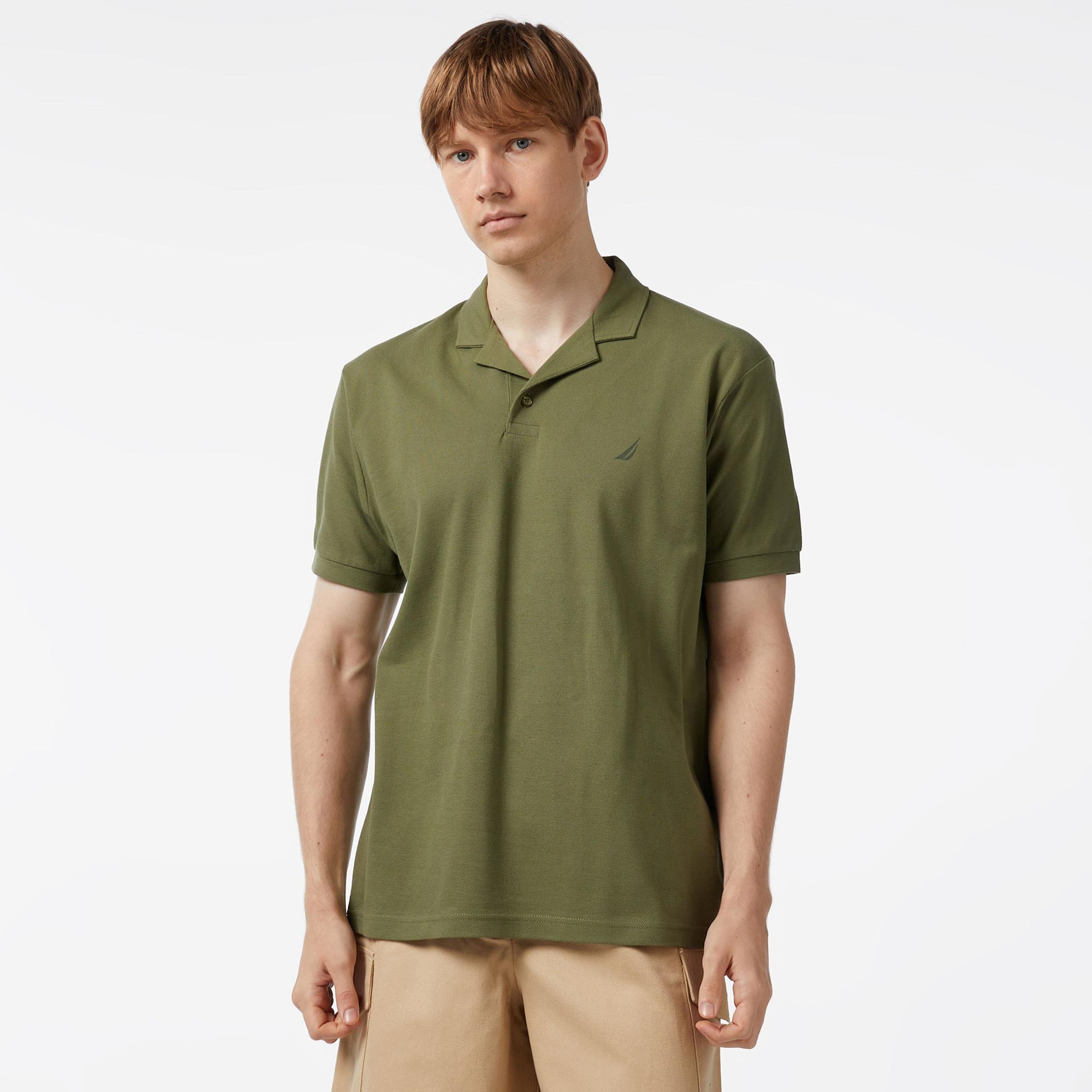 Nautica Erkek Yeşil Classic Fit Kısa Kollu Polo