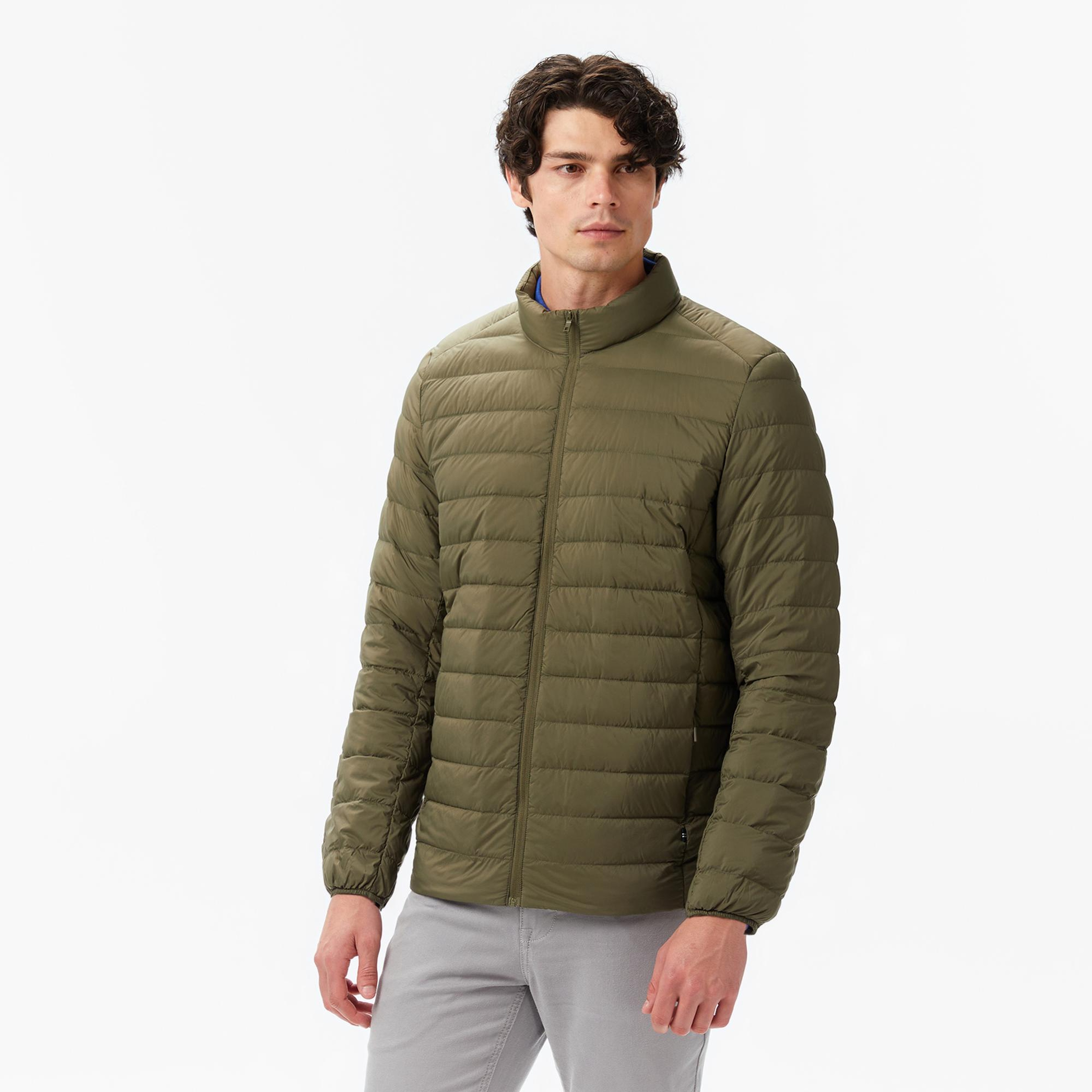 Nautica Erkek Yeşil Regular Fit Mont