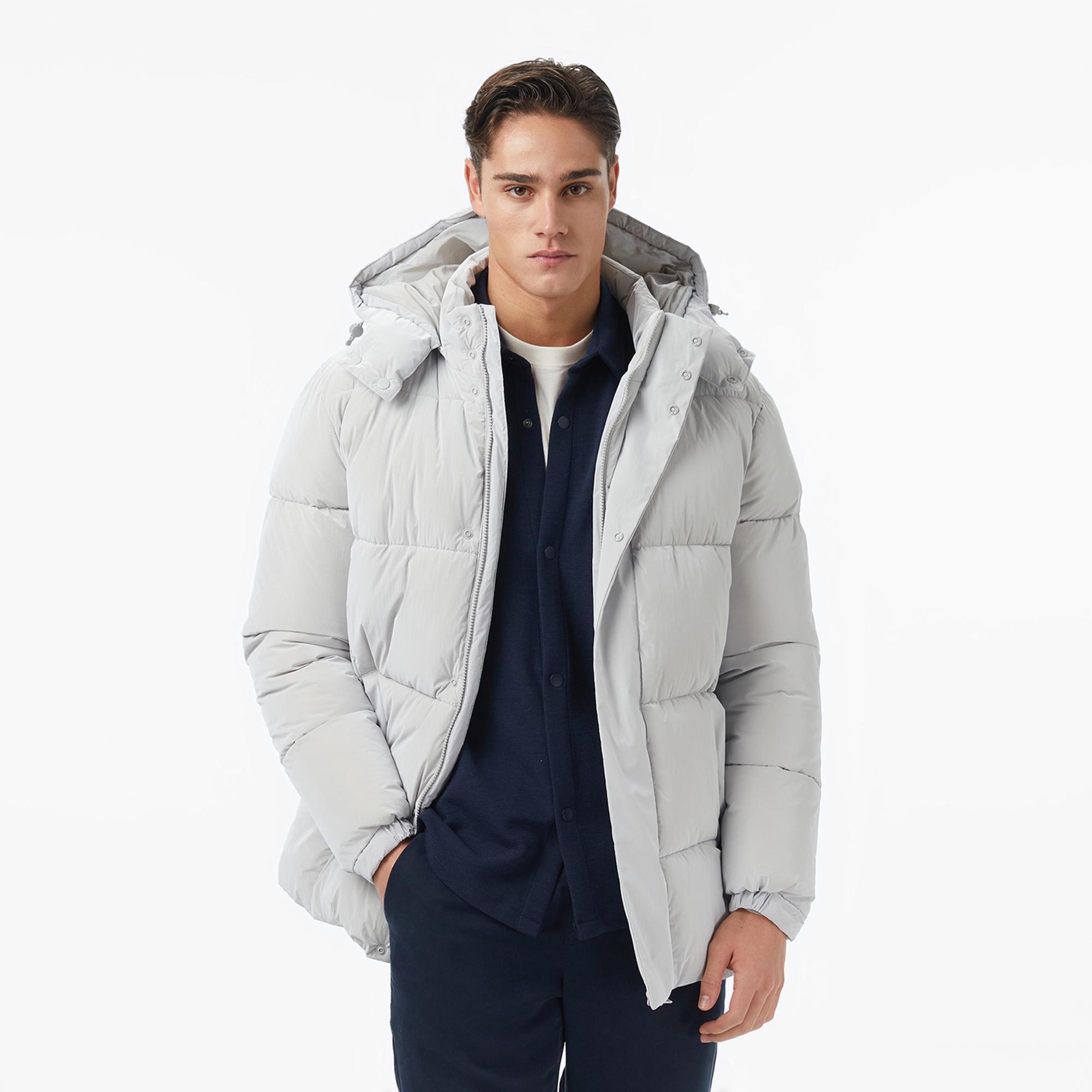 Nautica Erkek Gri Regular Fit Mont