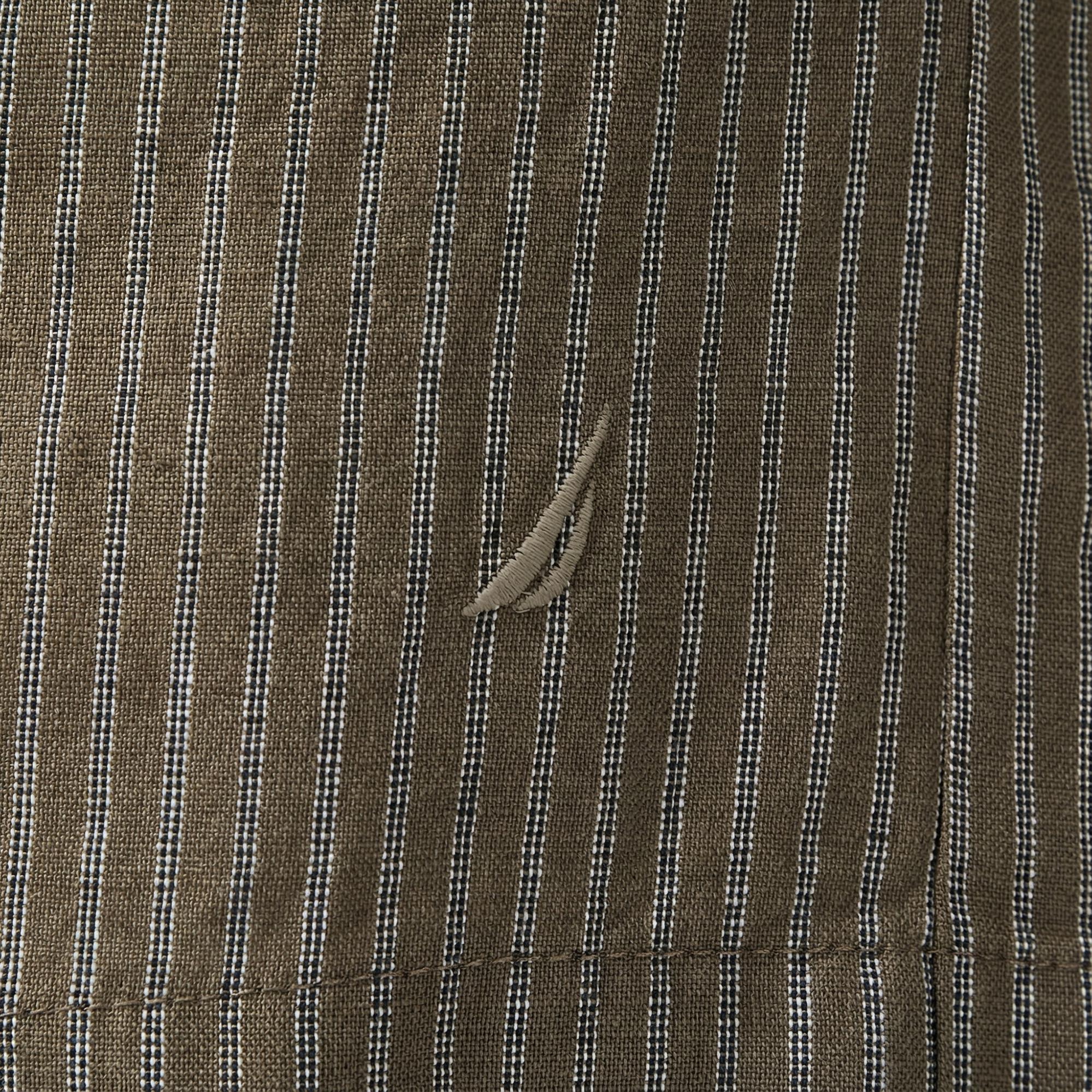 Nautica Kadın Kahverengi Relaxed Fit Çizgili Şort