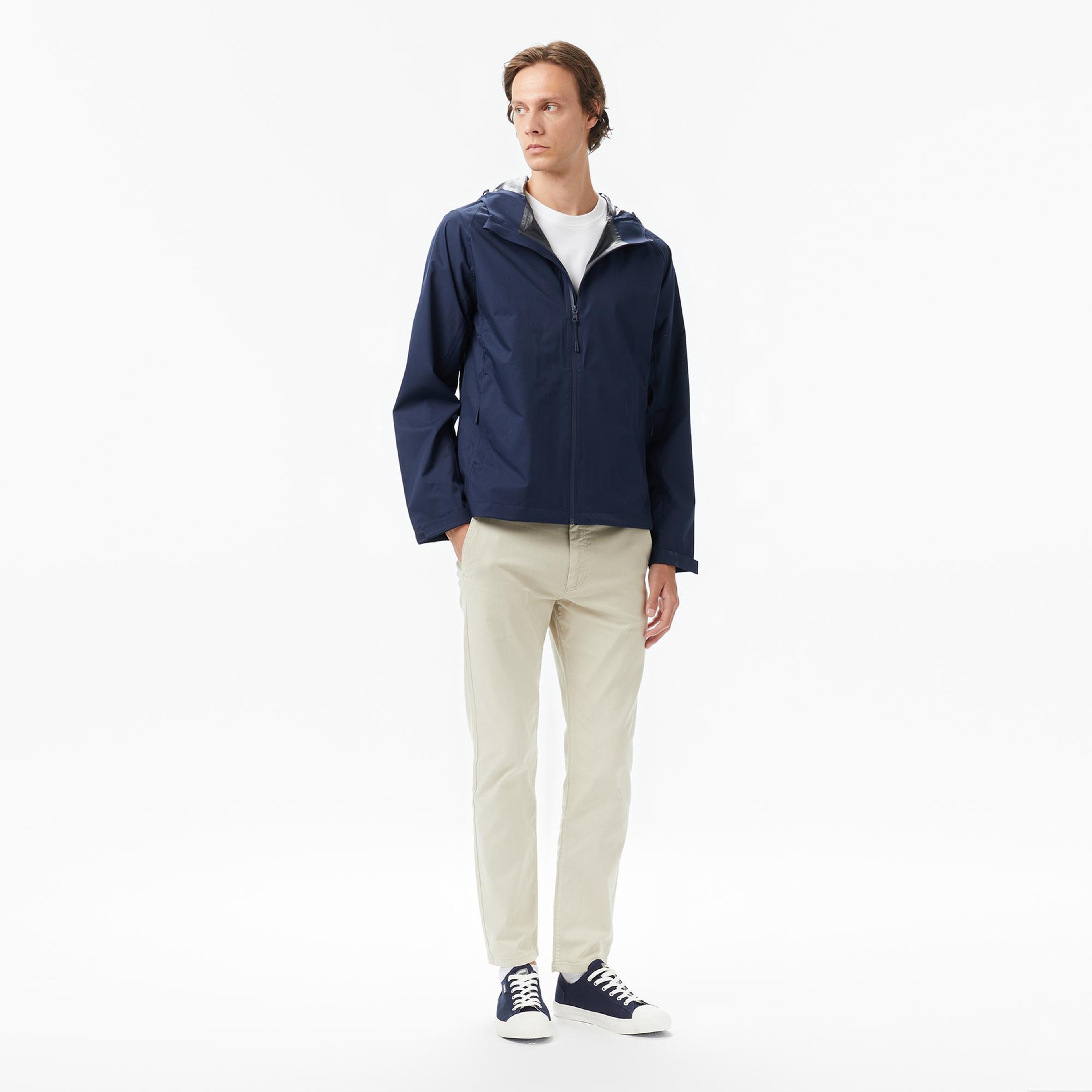 Nautica Erkek Lacivert Regular Fit Yağmurluk