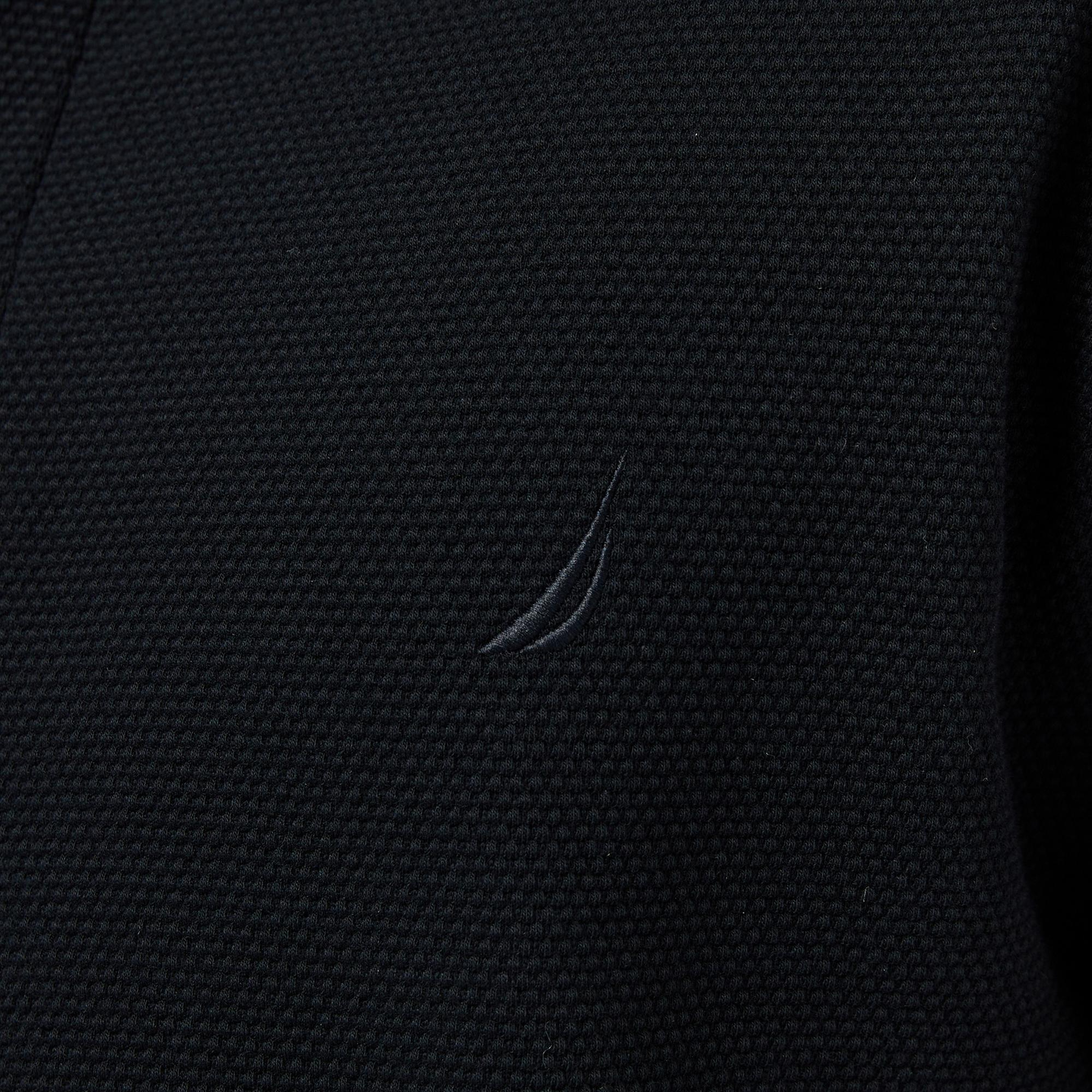 Nautica Erkek Siyah Classic Fit Polo Yaka T-Shirt