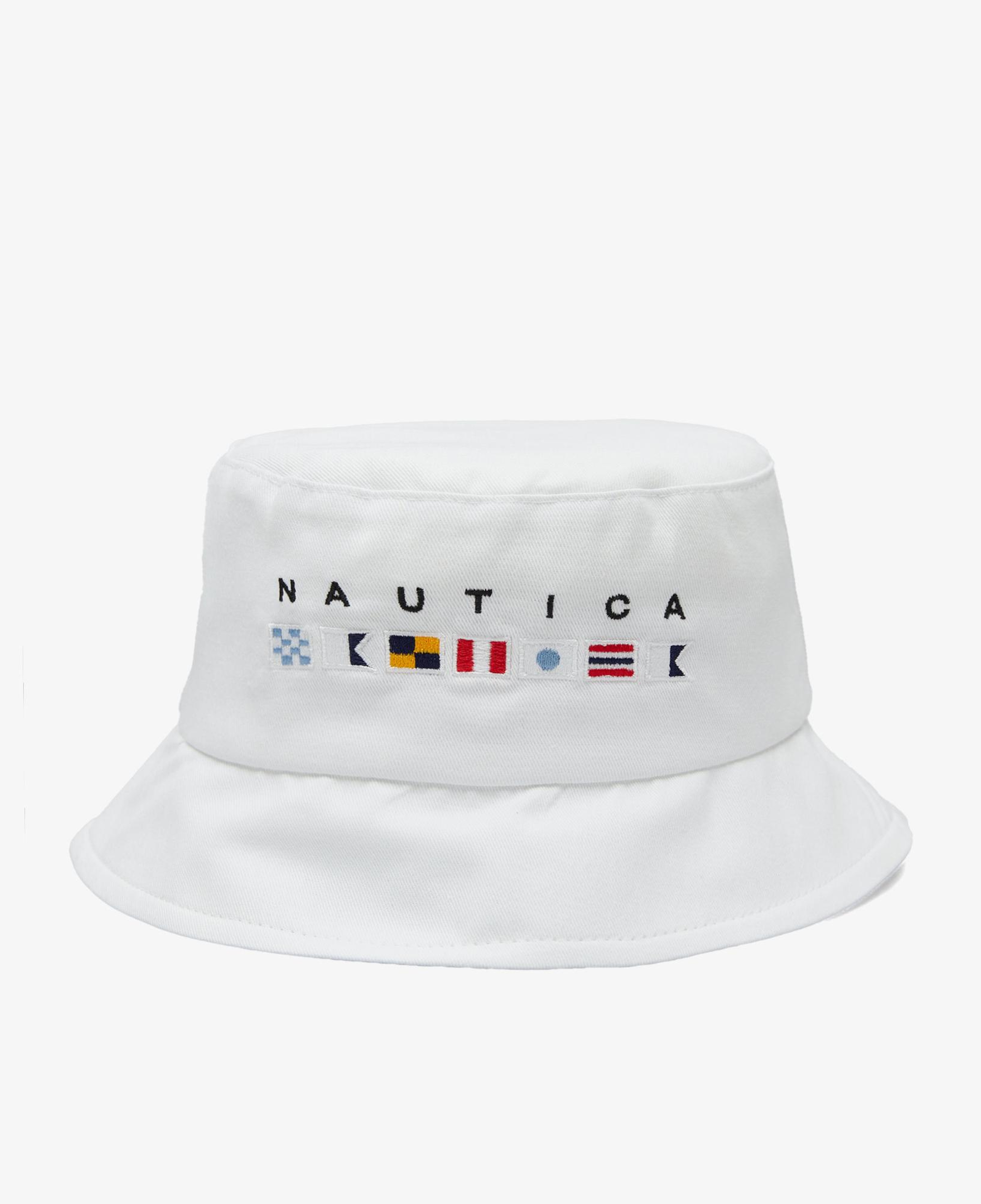 Nautica Unisex Beyaz Baskılı Şapka