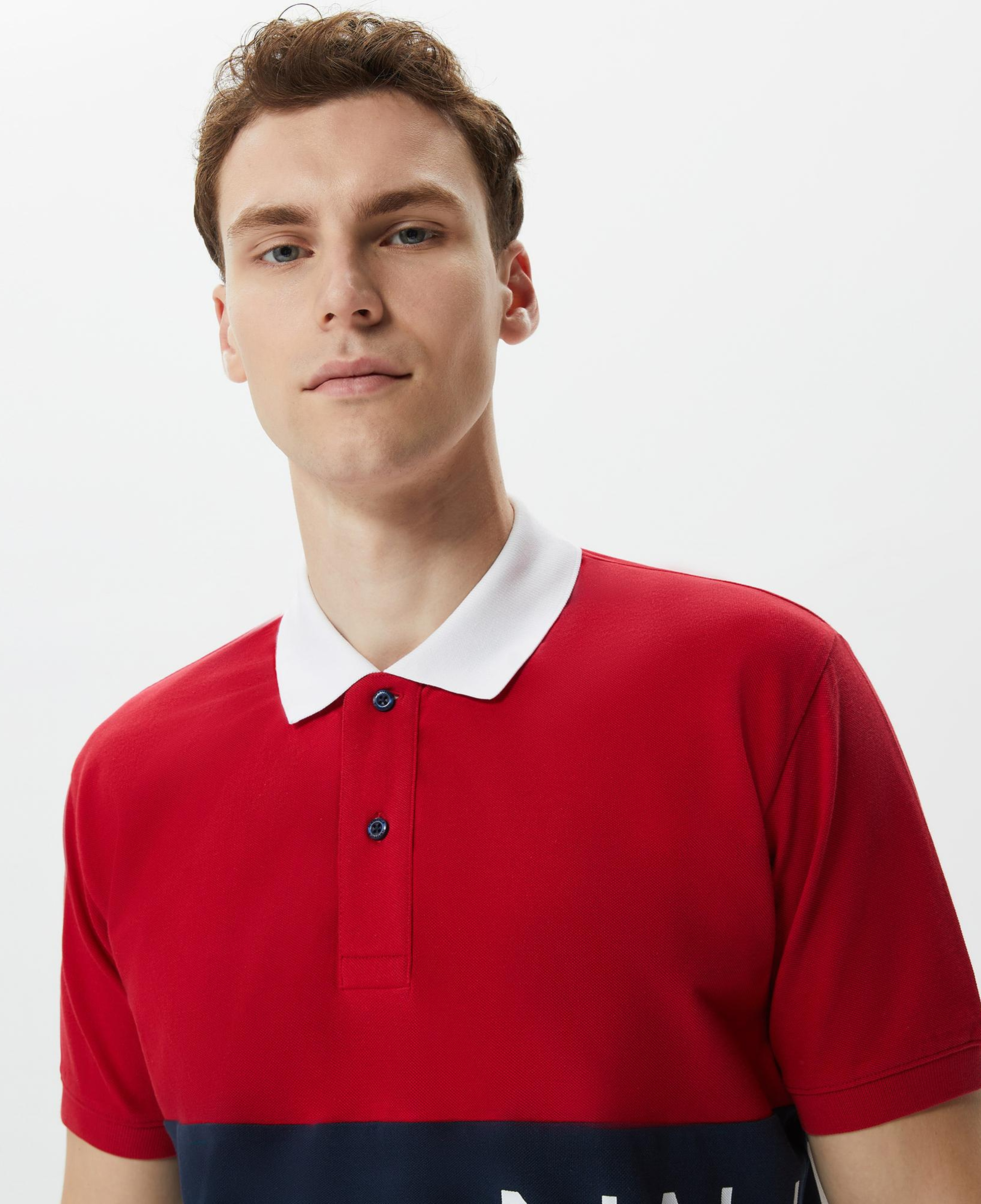 Nautica Erkek Kırmızı Classic Fit Kısa Kollu Polo