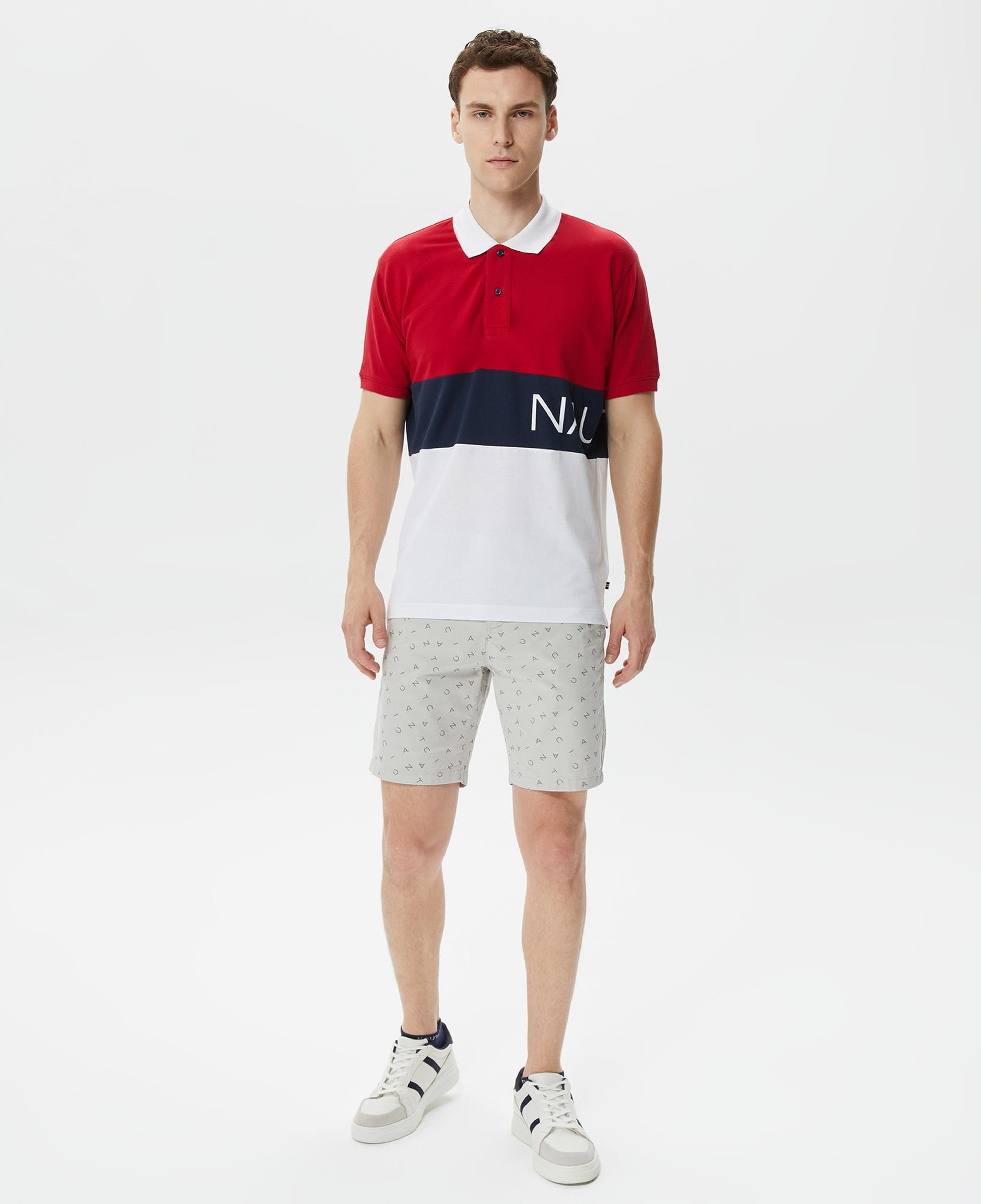 Nautica Erkek Kırmızı Classic Fit Kısa Kollu Polo