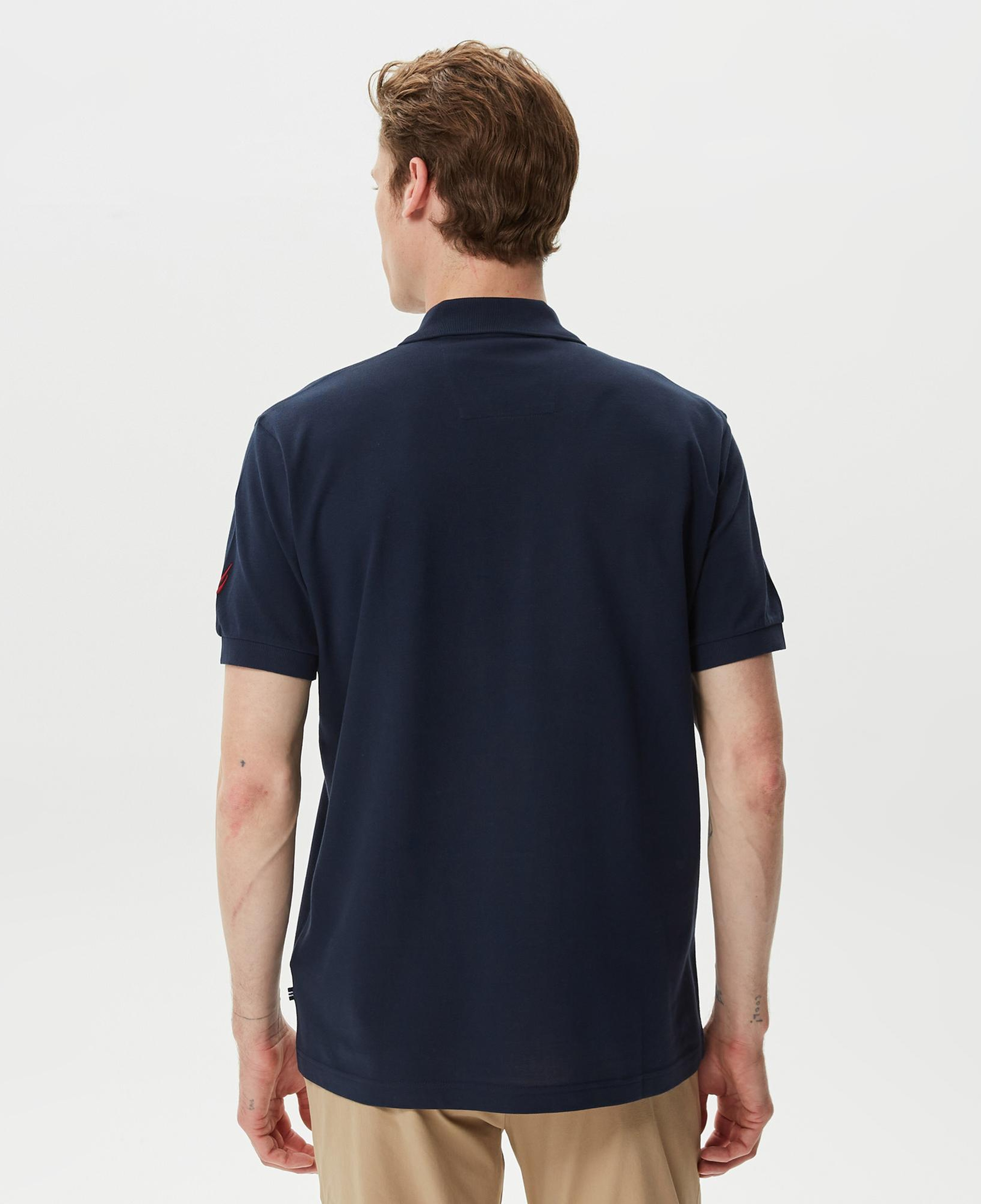 Nautica Erkek Lacivert Kısa Kollu Polo