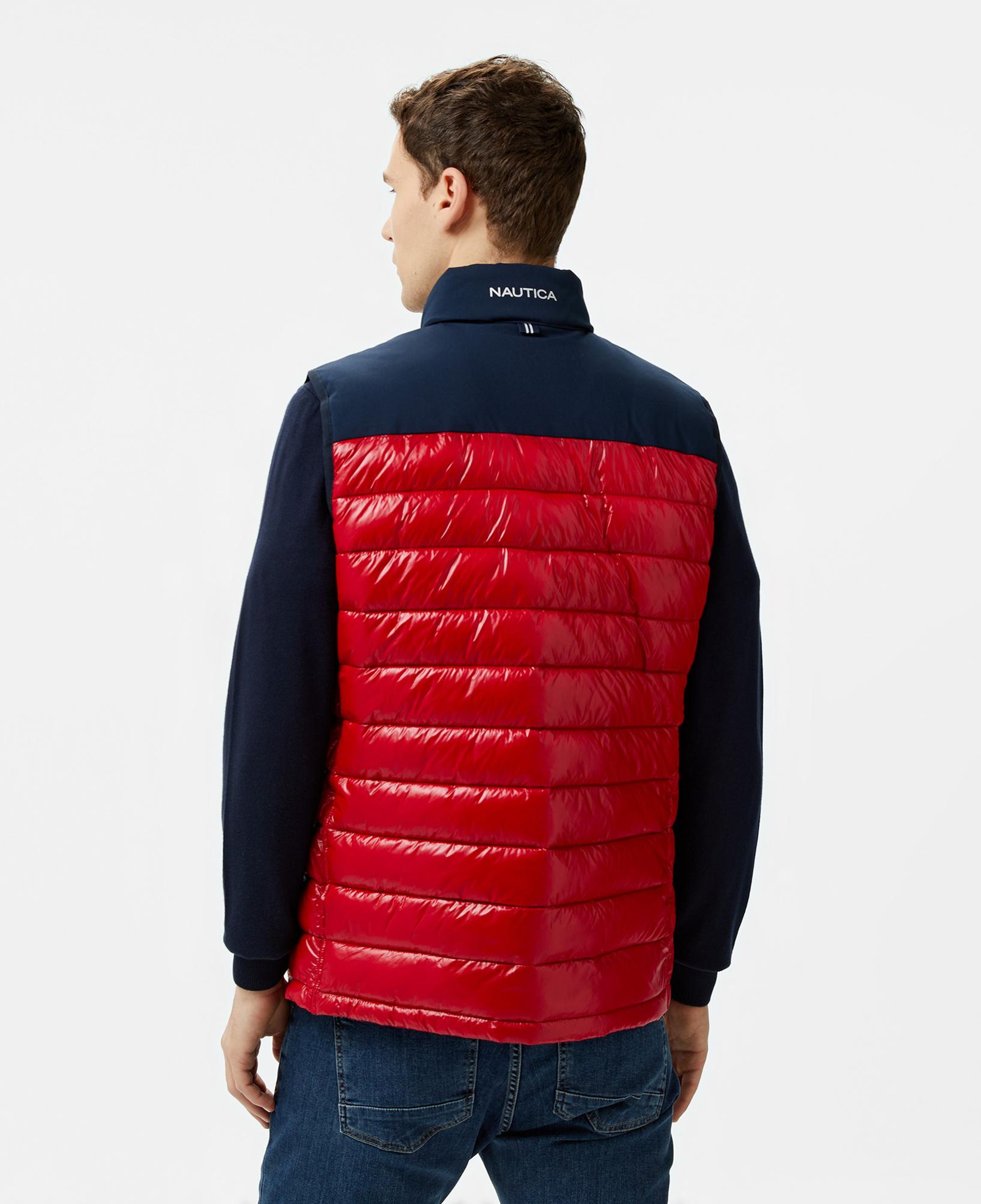 Nautica Erkek Kırmızı & Lacivert Çift Taraflı Yelek