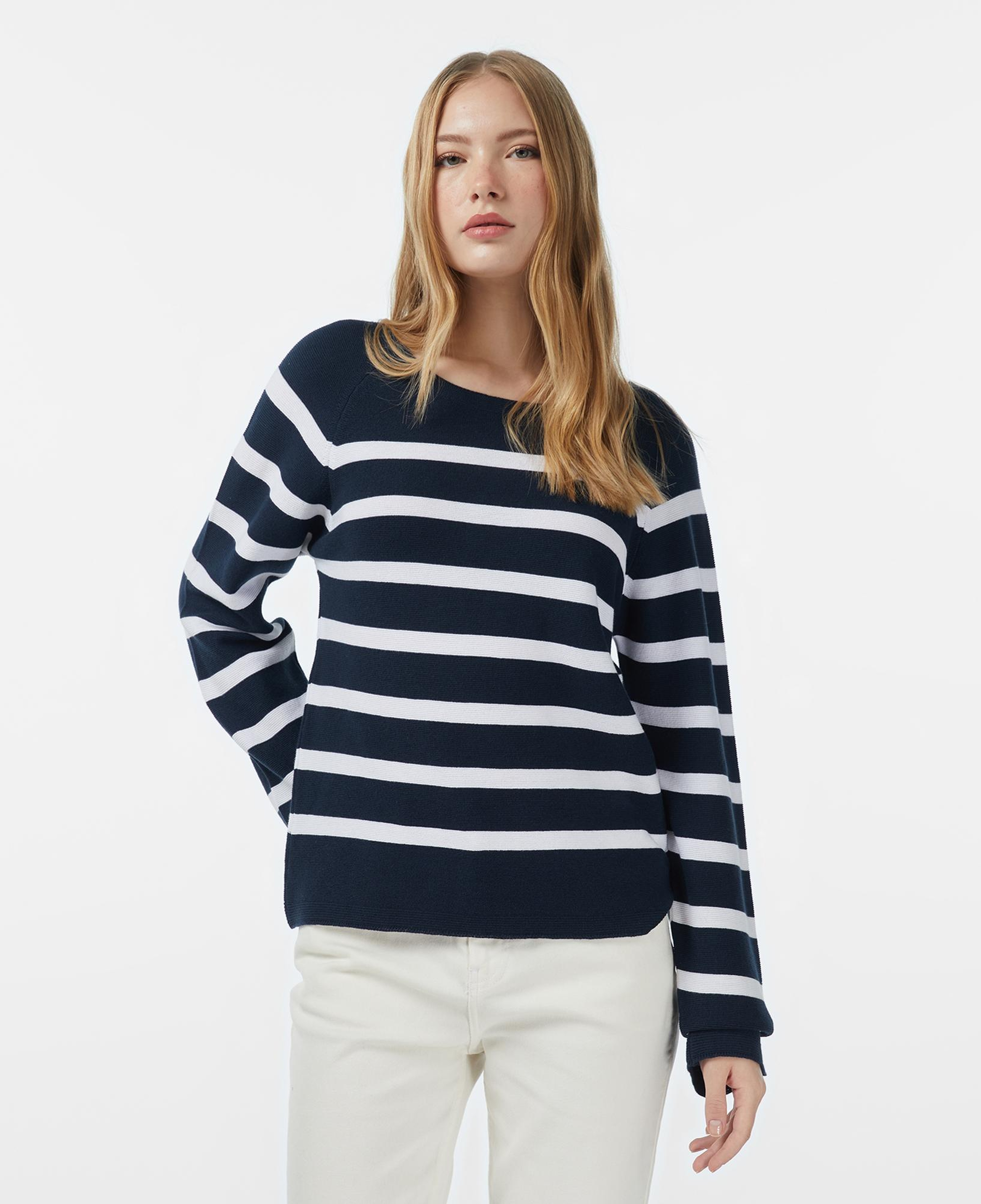 Nautica Kadın Lacivert Regular Fit Kazak