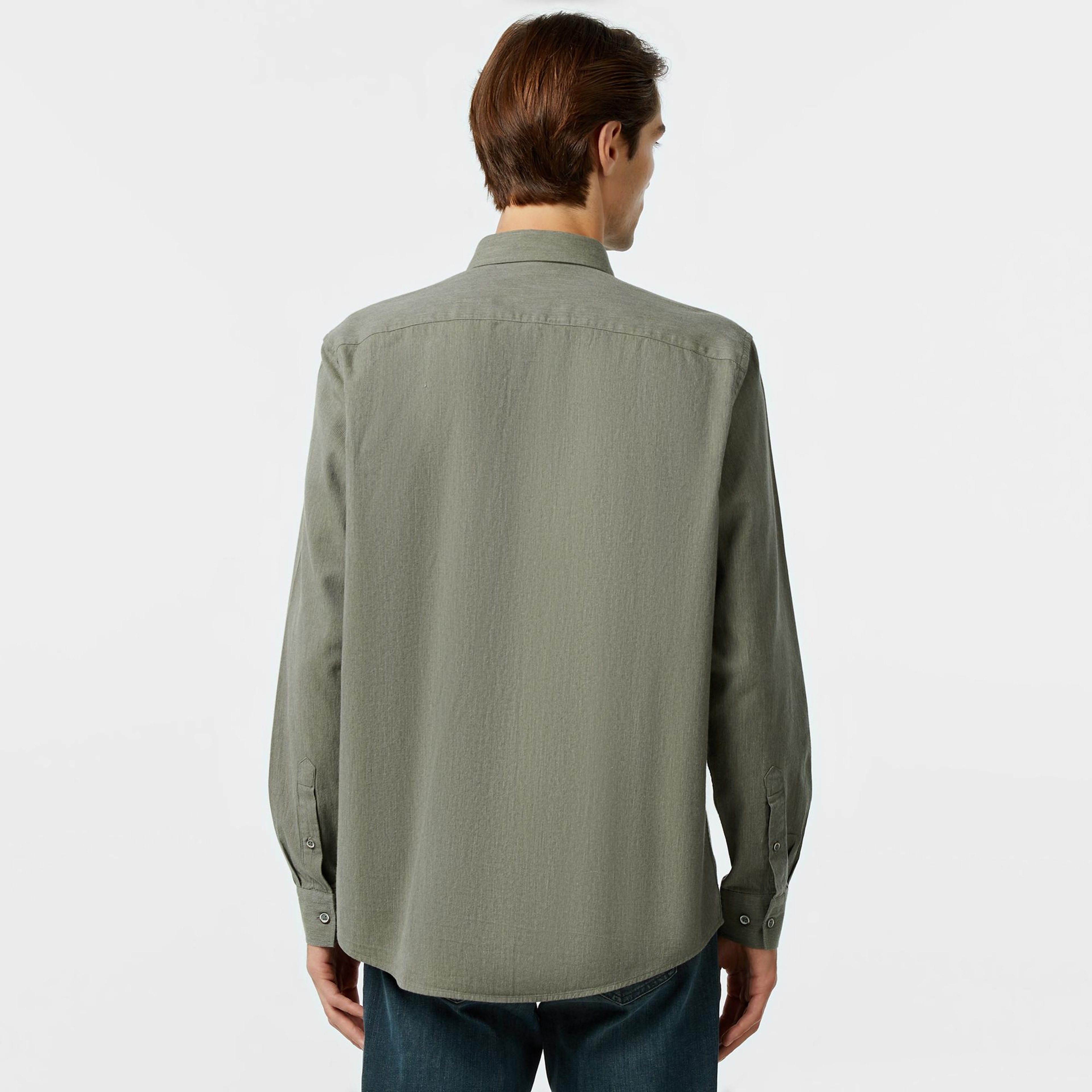 Nautica Erkek Yeşil Classic Fit Gömlek