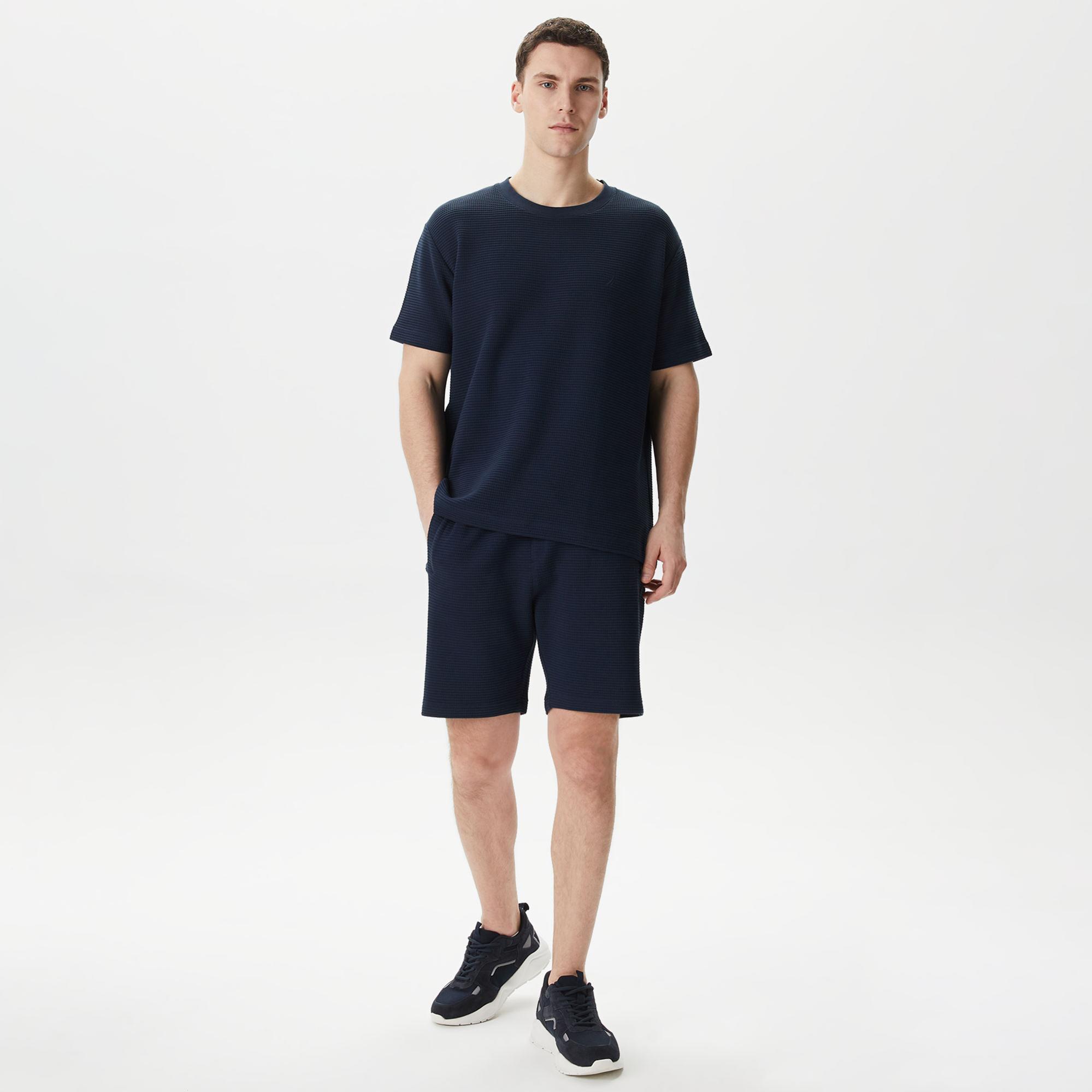 Nautica Erkek Lacivert Oversize T-Shirt