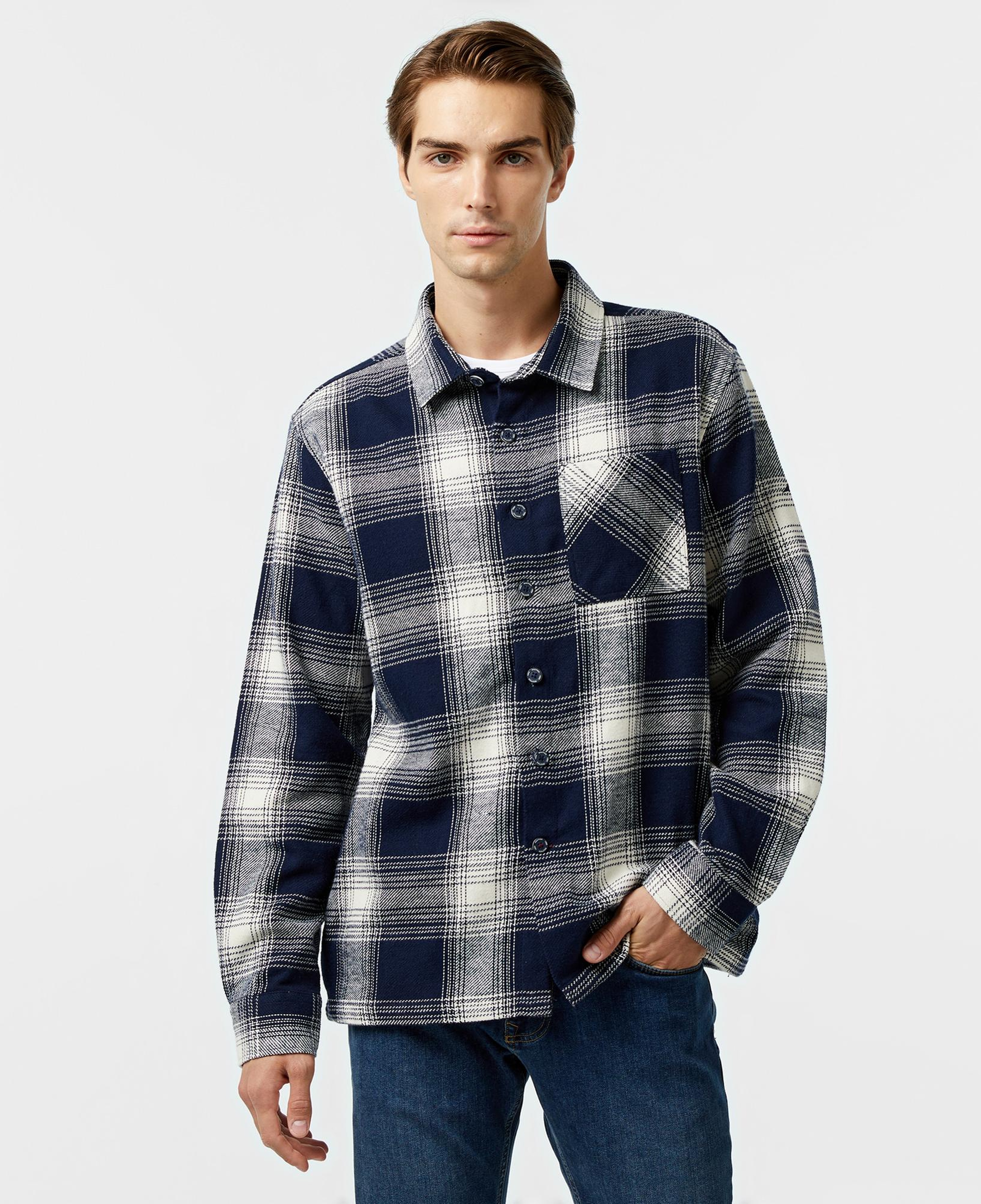 Nautica Erkek Lacivert Classic Fit Gömlek