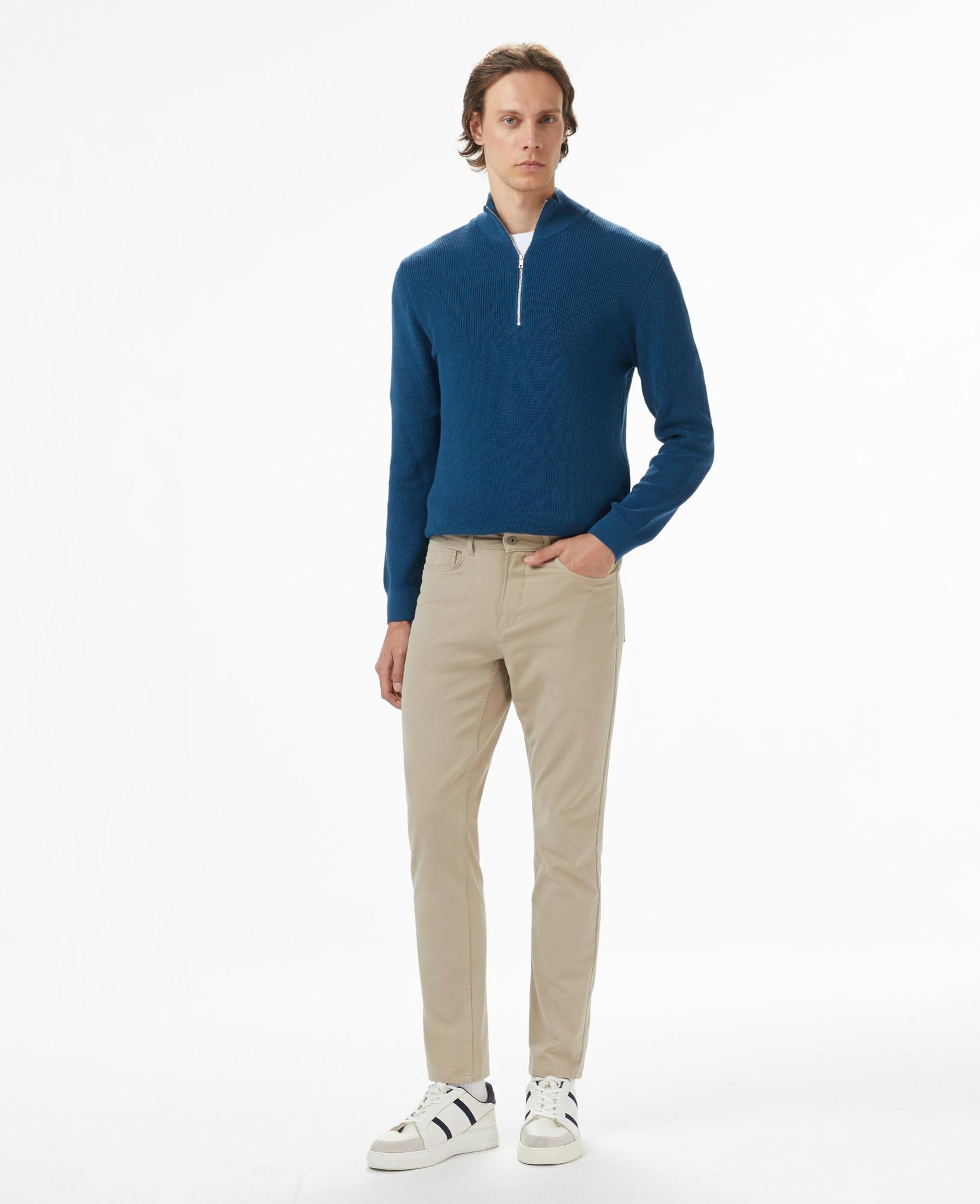 Nautica Erkek Mavi Classic Fit Kazak