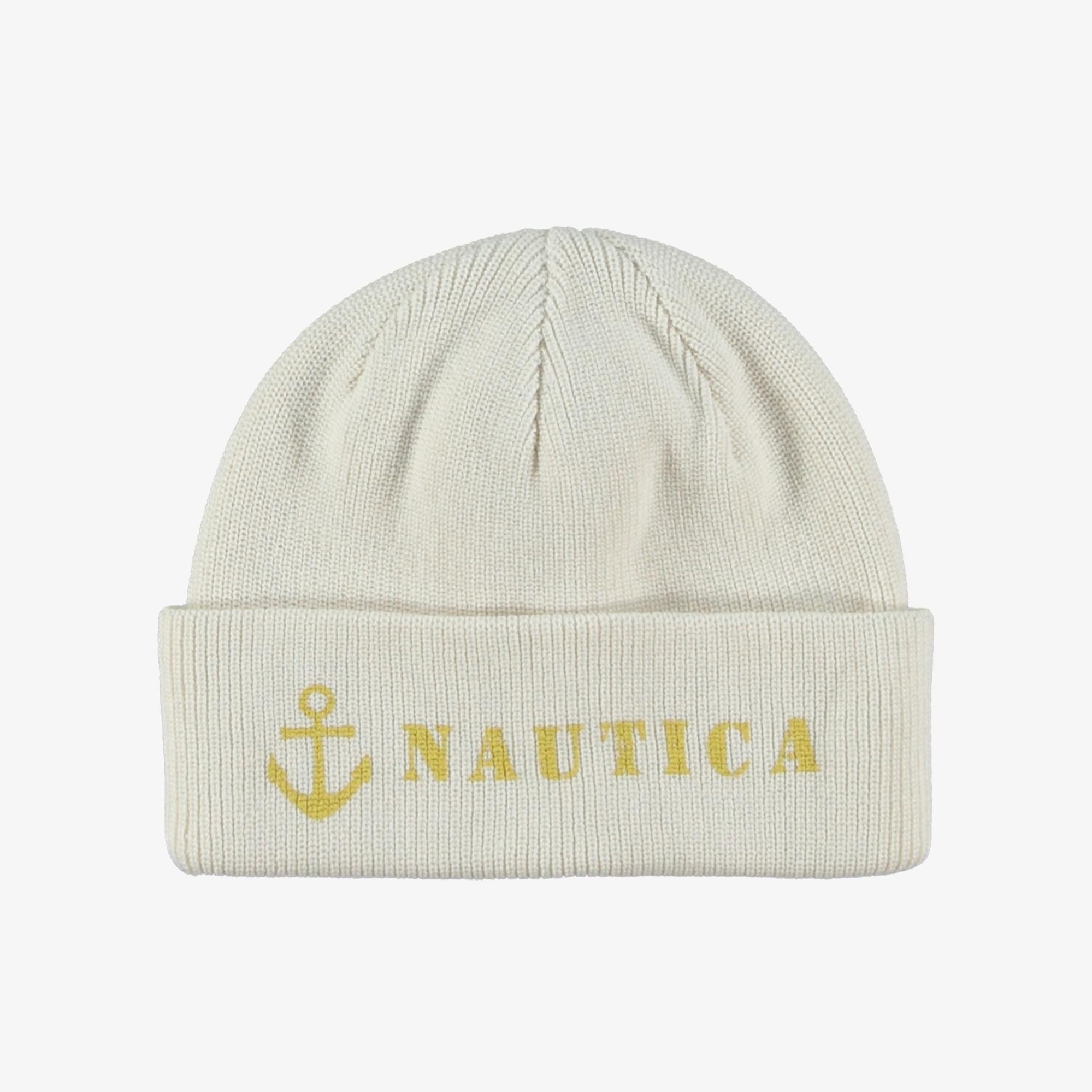 Nautica Erkek Kırık Beyaz Bere