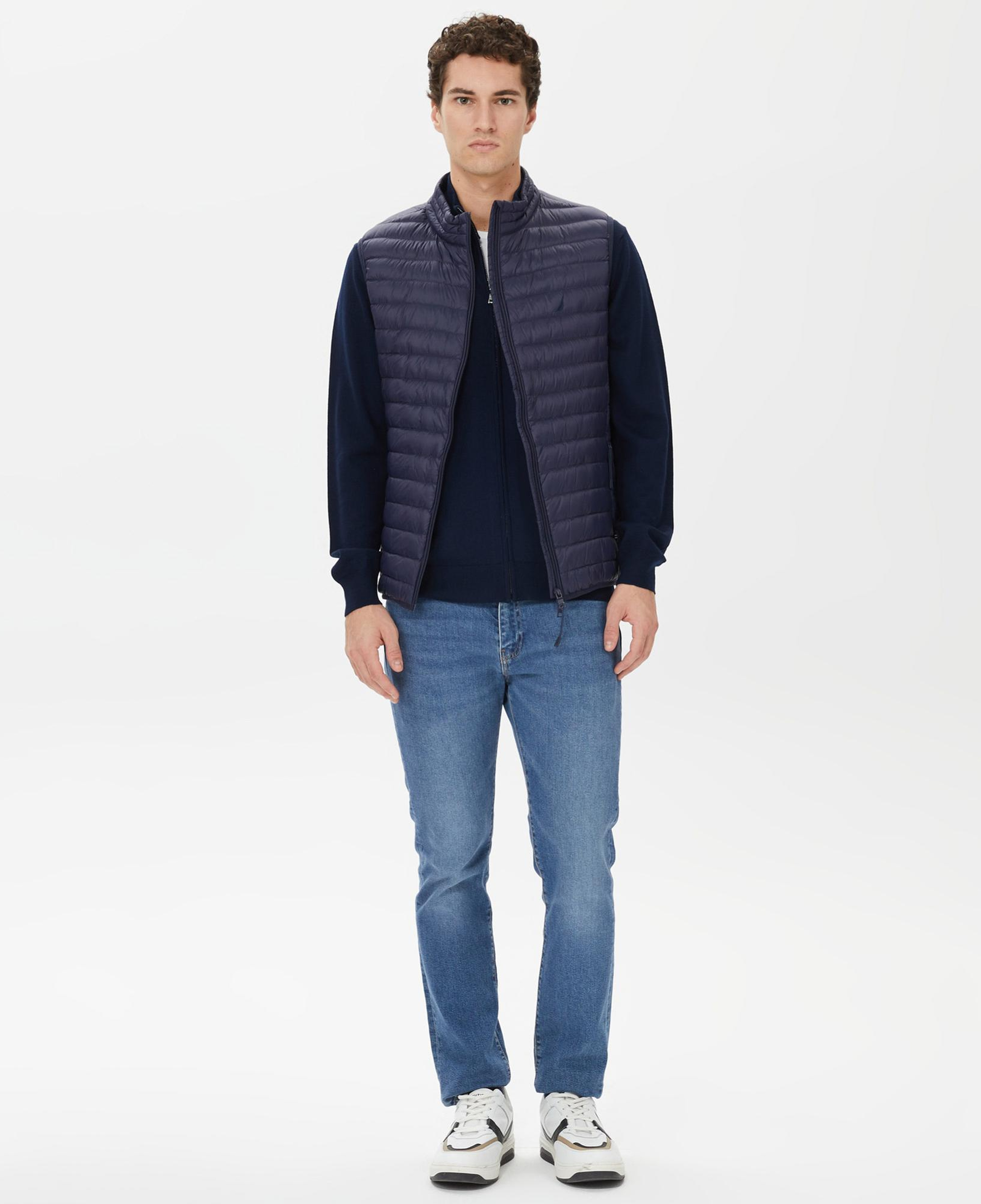 Nautica Erkek Lacivert Standart Fit Yelek