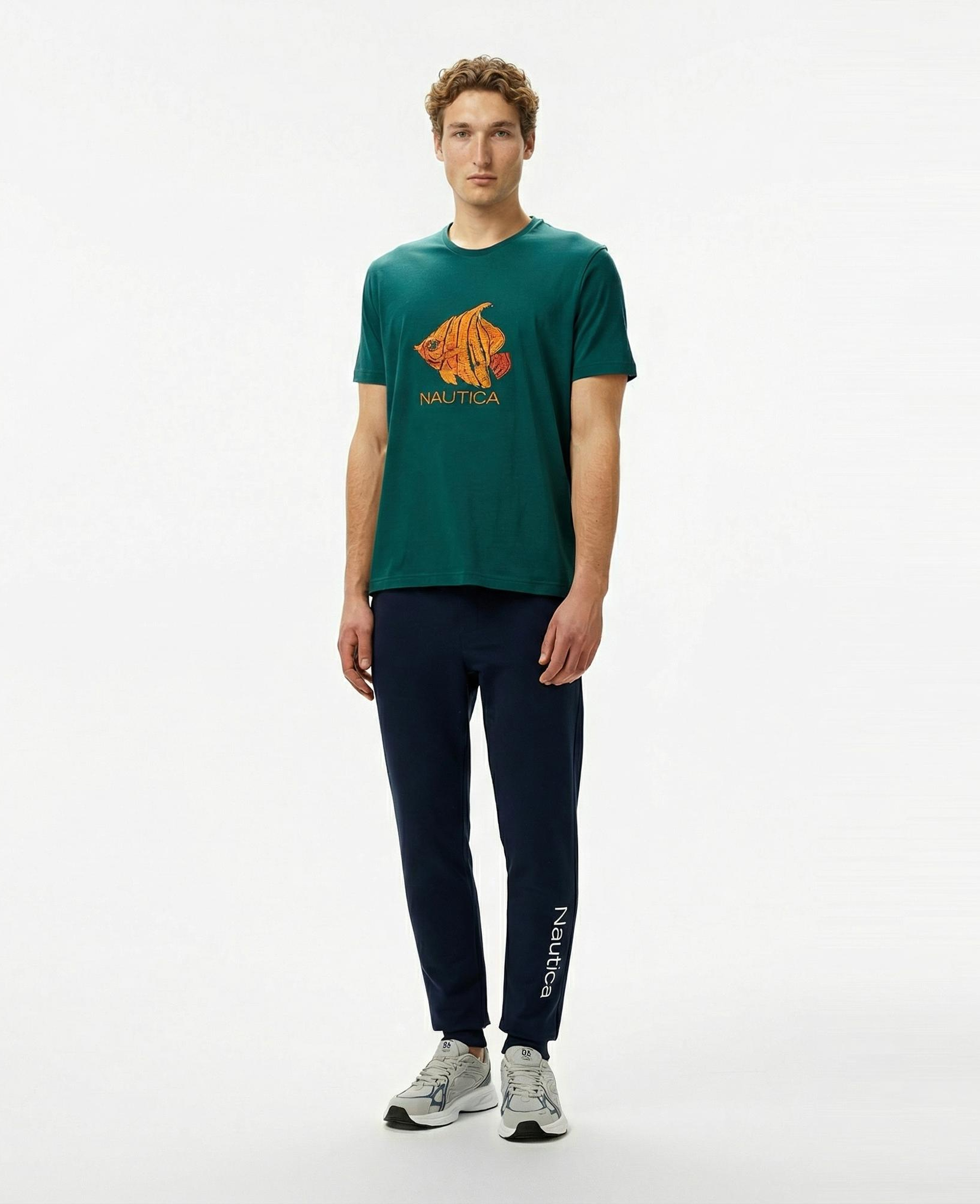 Nautica Erkek Yeşil Regular Fit T-Shirt