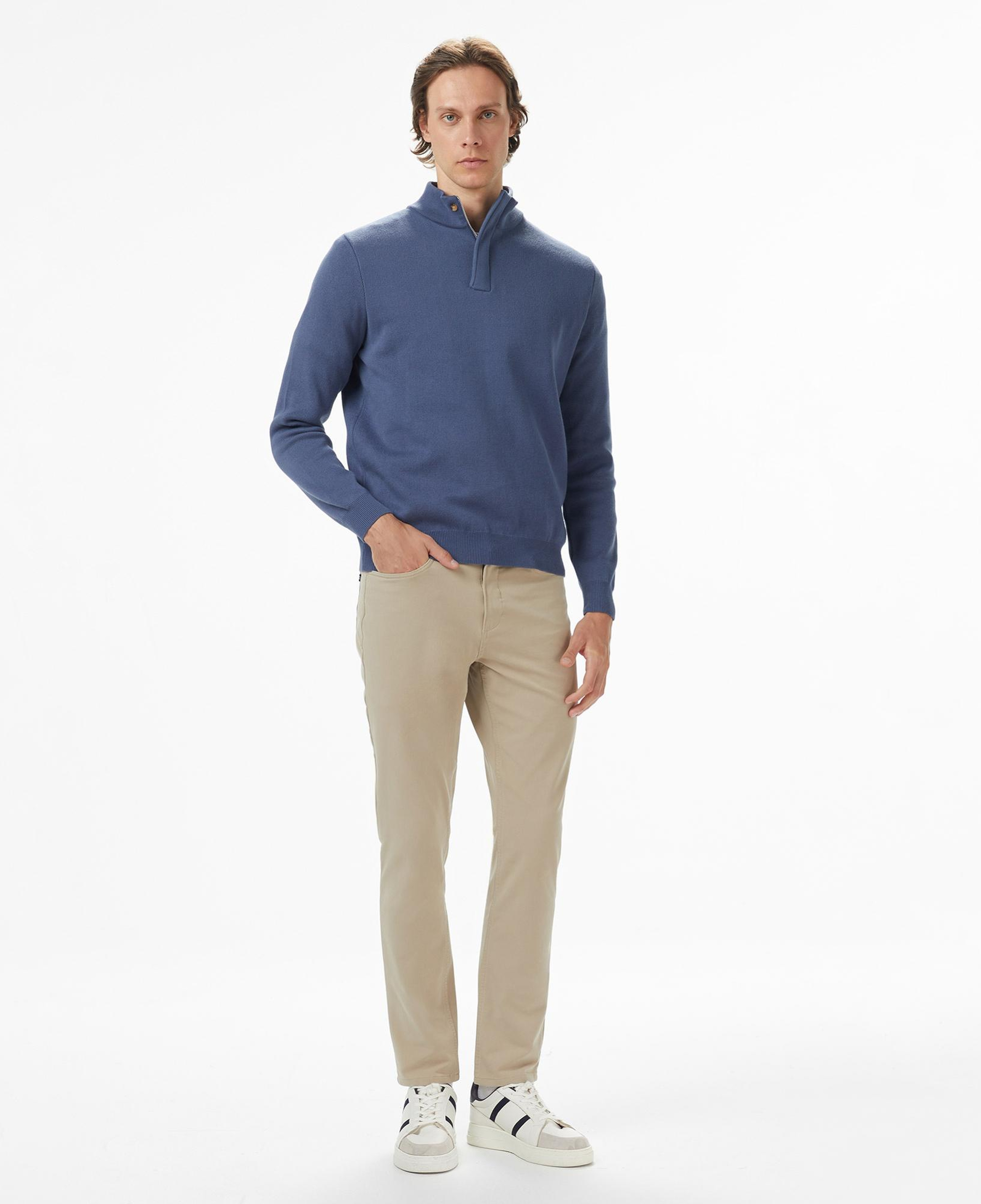 Nautica Erkek Mavi Classic Fit Kazak
