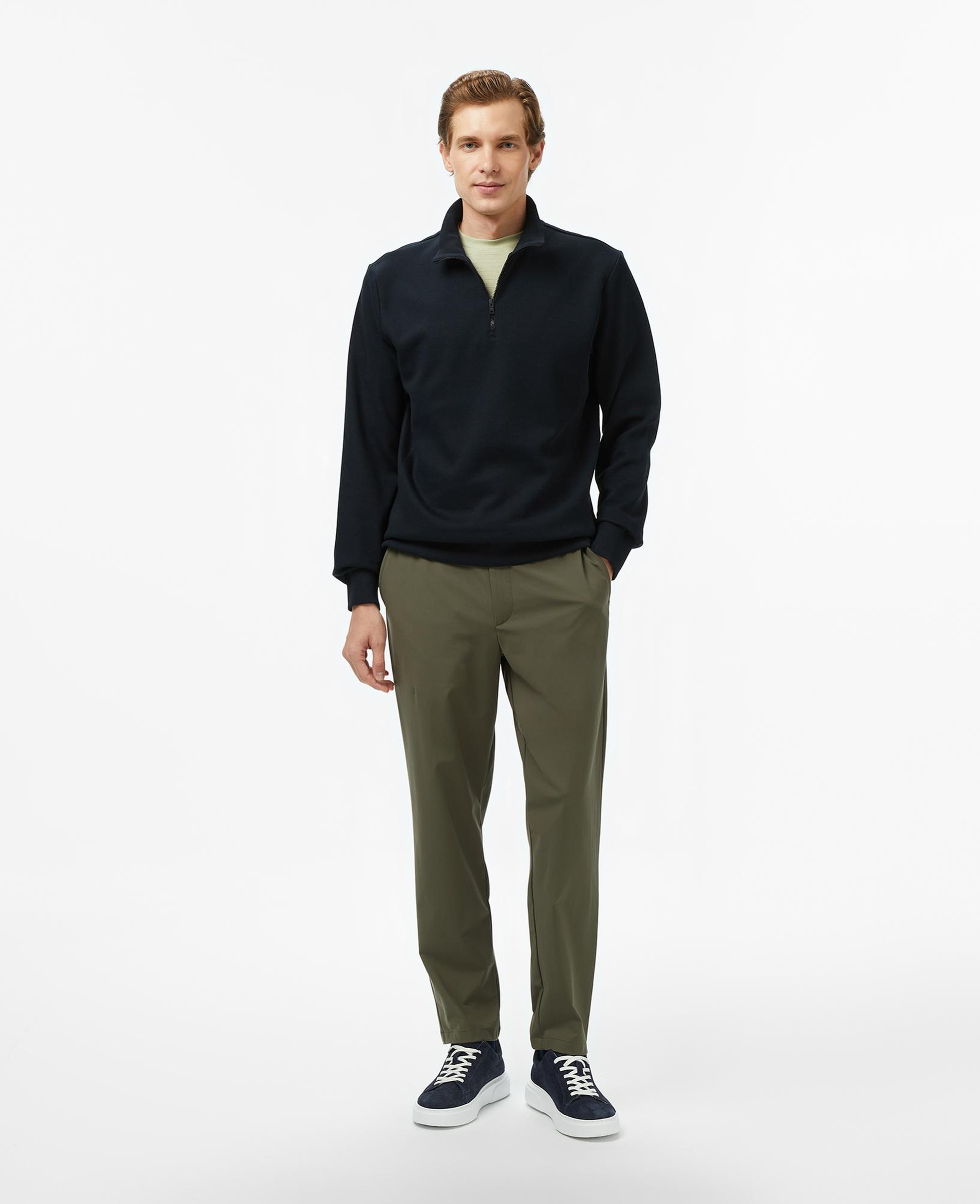 Nautica Erkek Siyah Classic Fit Sweatshirt