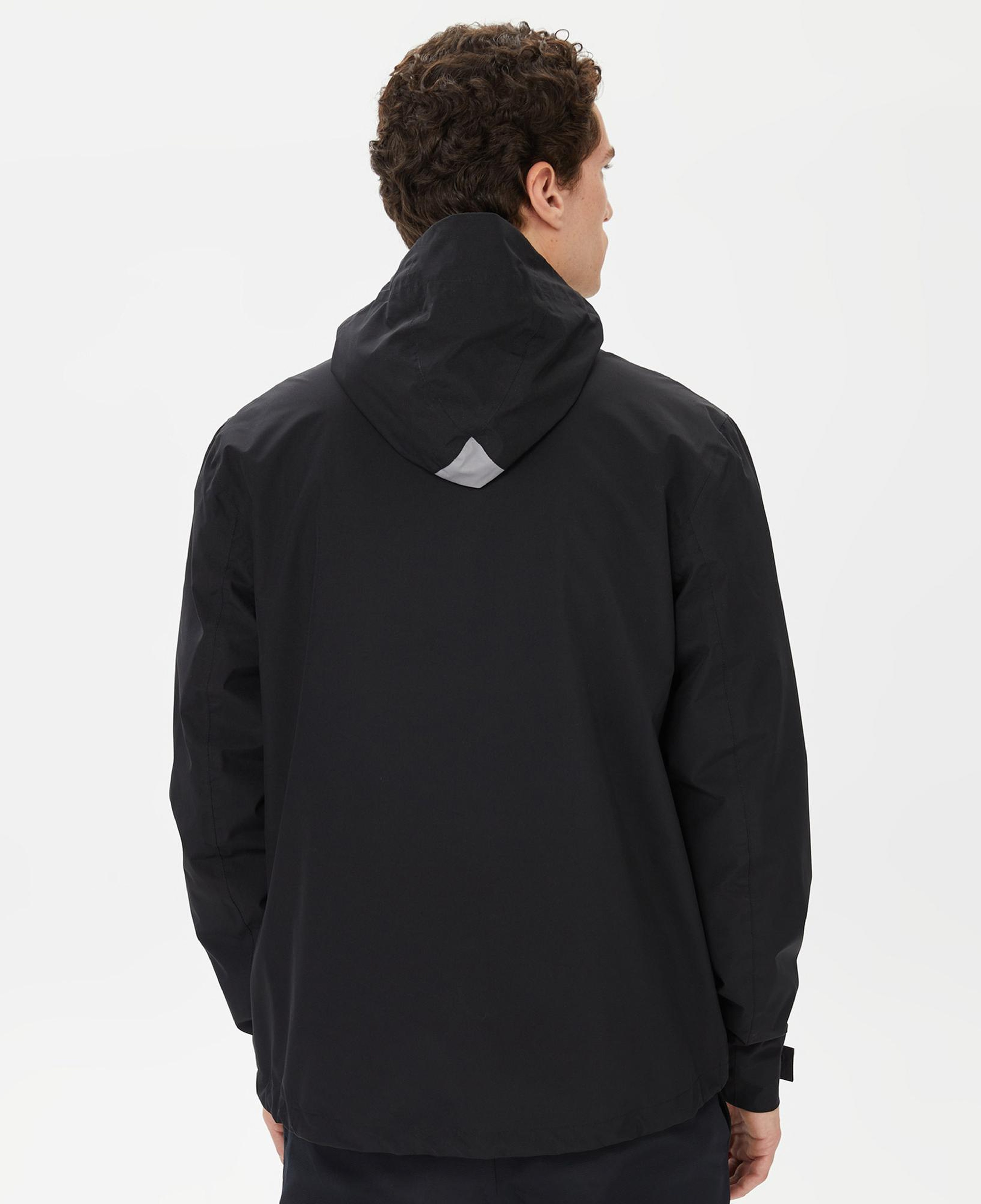 Nautica Erkek Siyah Su Kaydırma Özellikli Yağmurluk