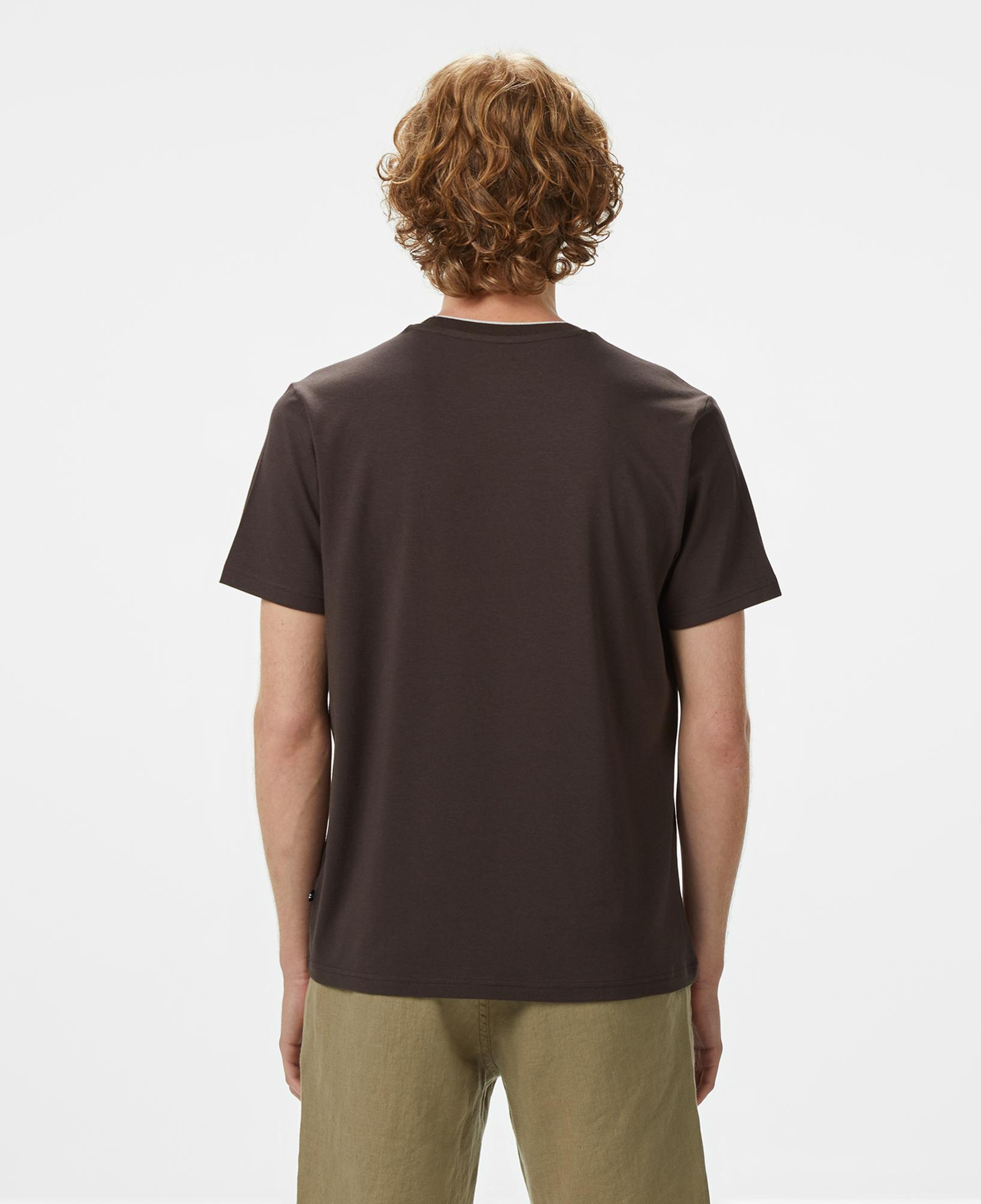 Nautica Erkek Kahverengi Regular Fit T-Shirt