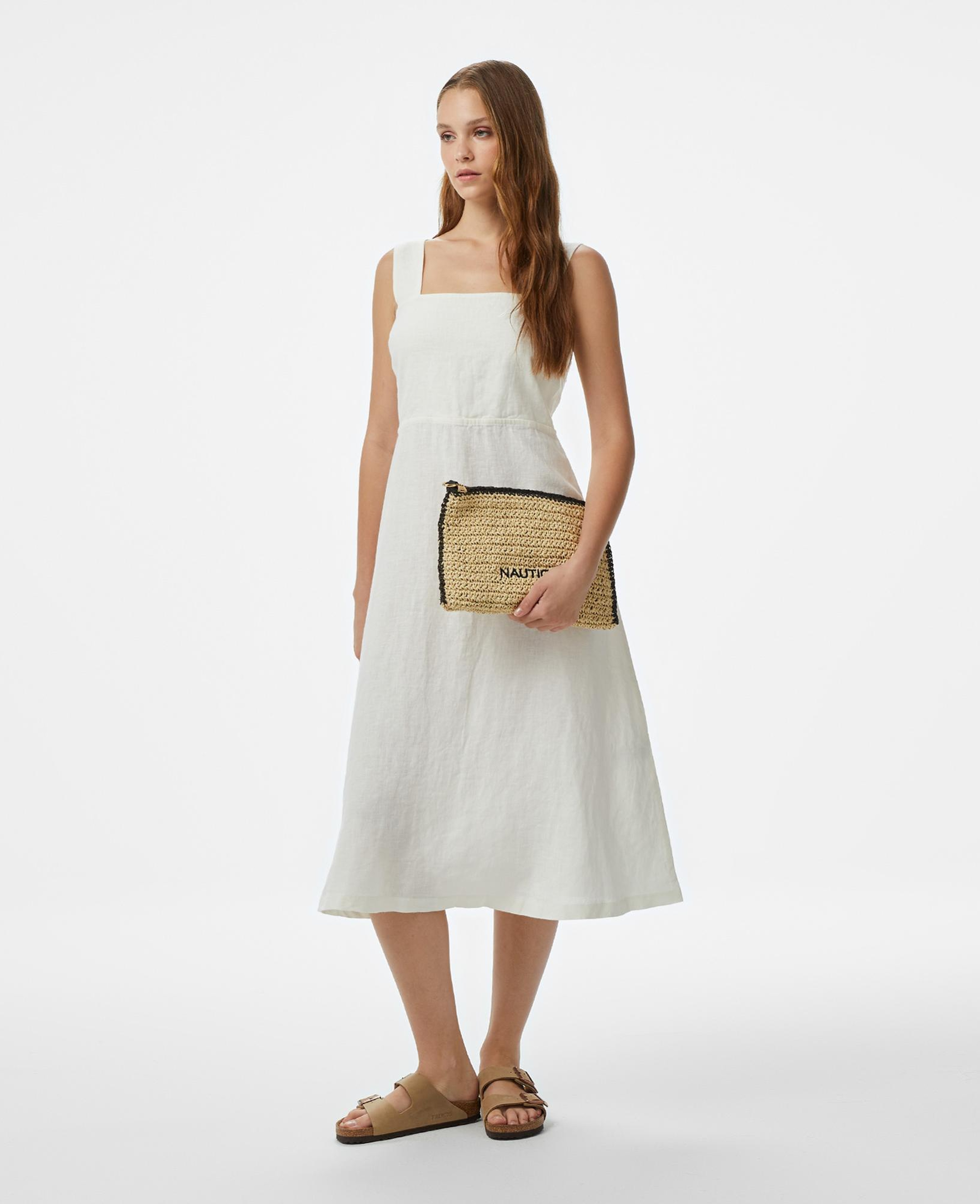 Nautica Kadın Beyaz Regular Fit Elbise