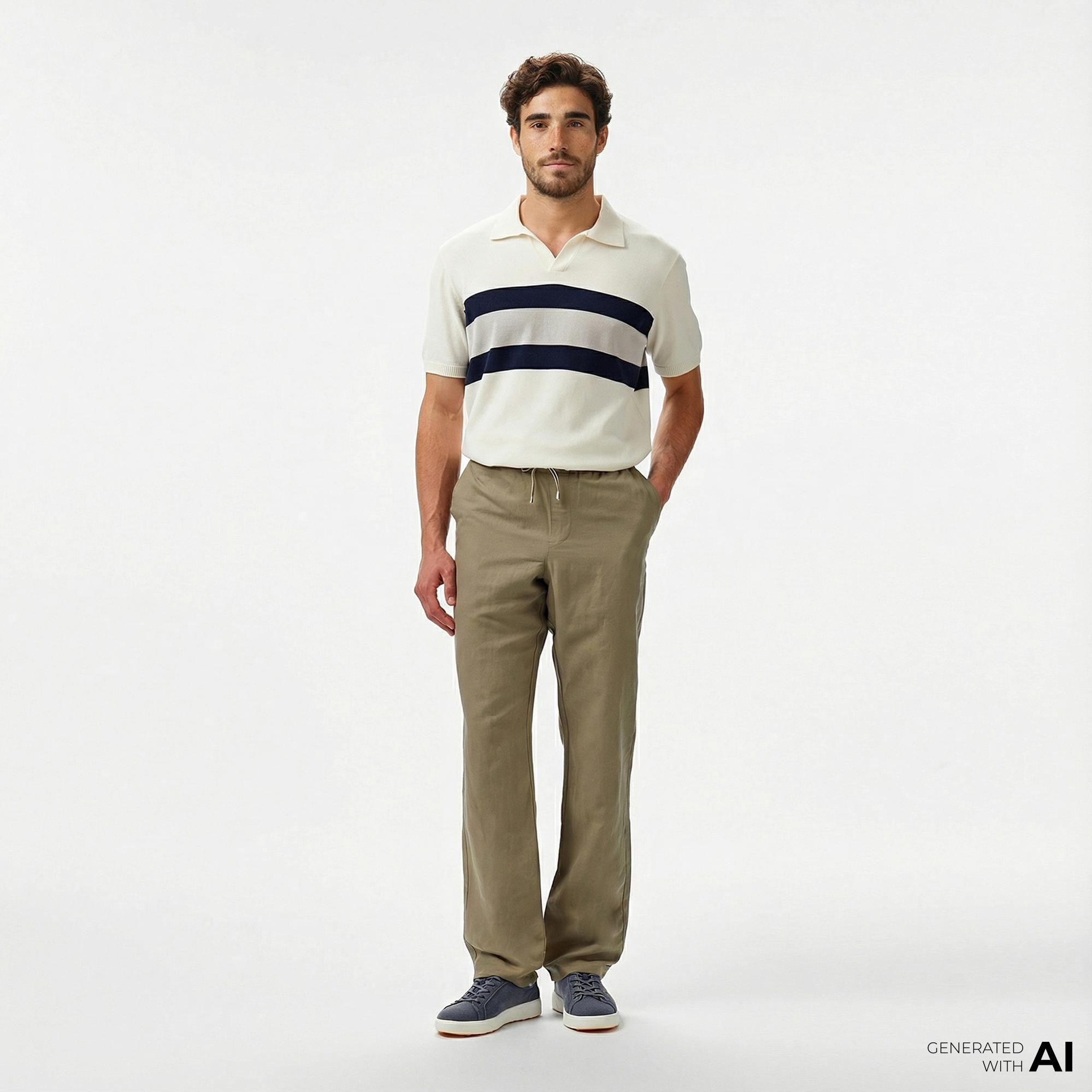 Nautica Erkek Yeşil Classic Fit Pantolon