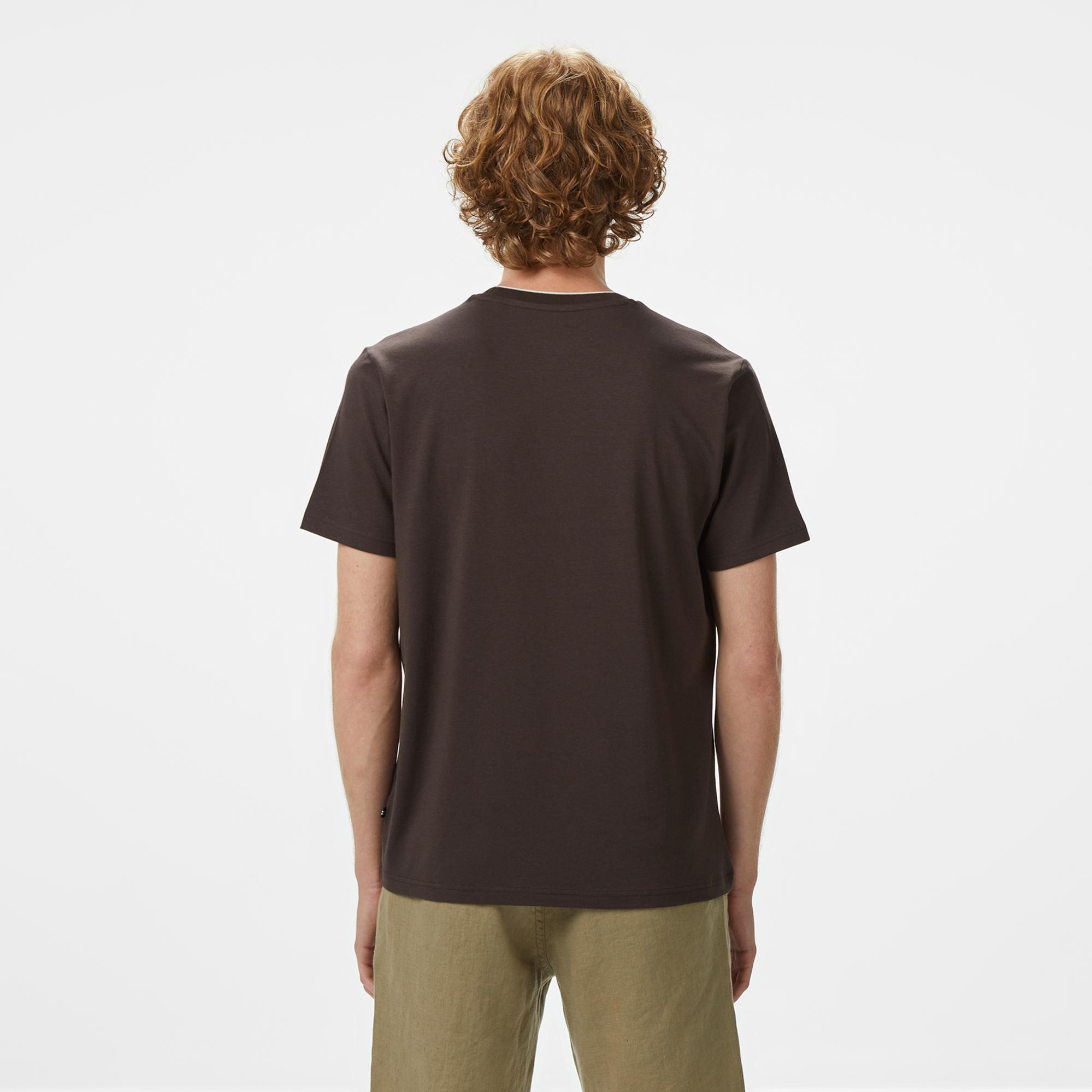 Nautica Erkek Kahverengi Regular Fit T-Shirt