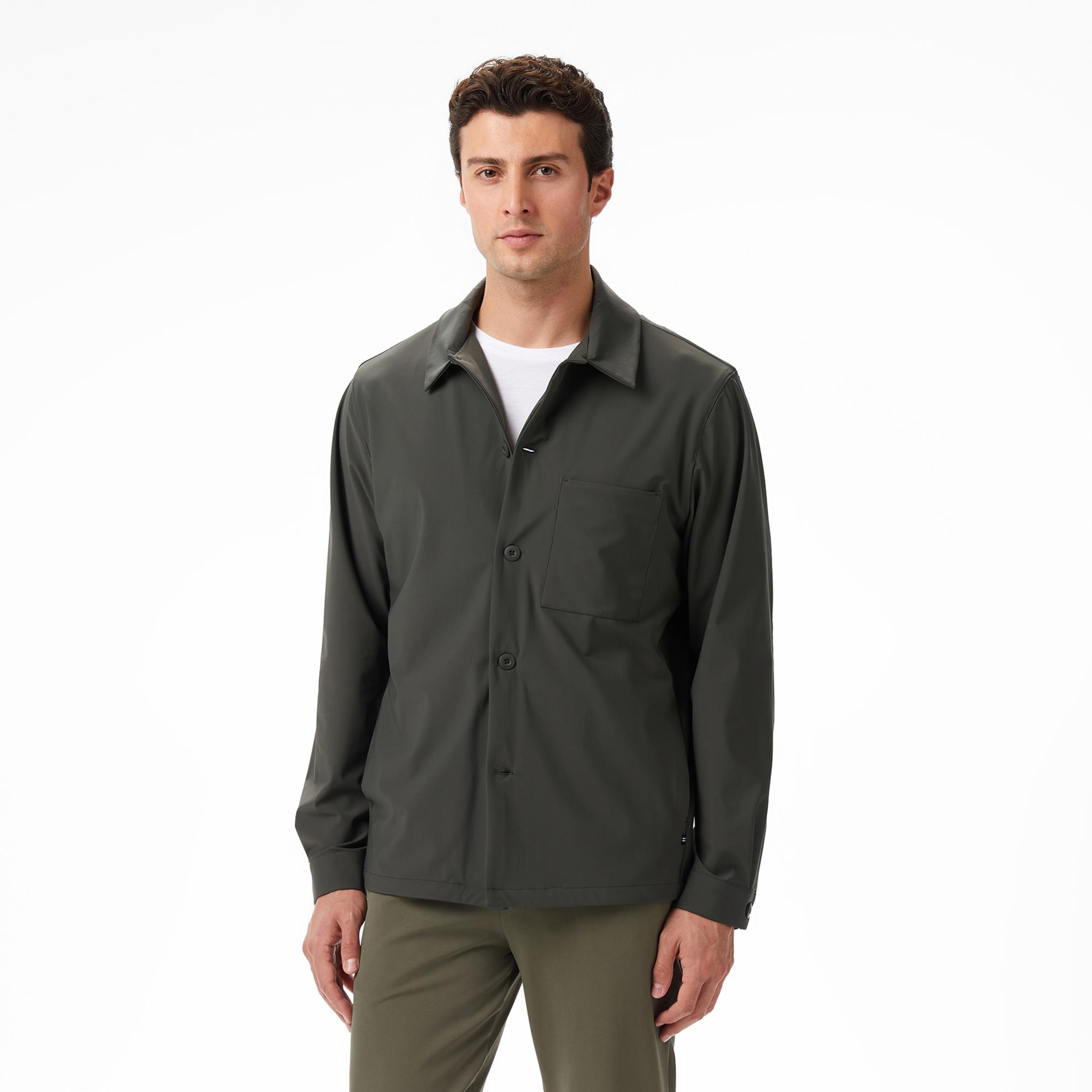 Nautica Erkek Yeşil Regular Fit Gömlek