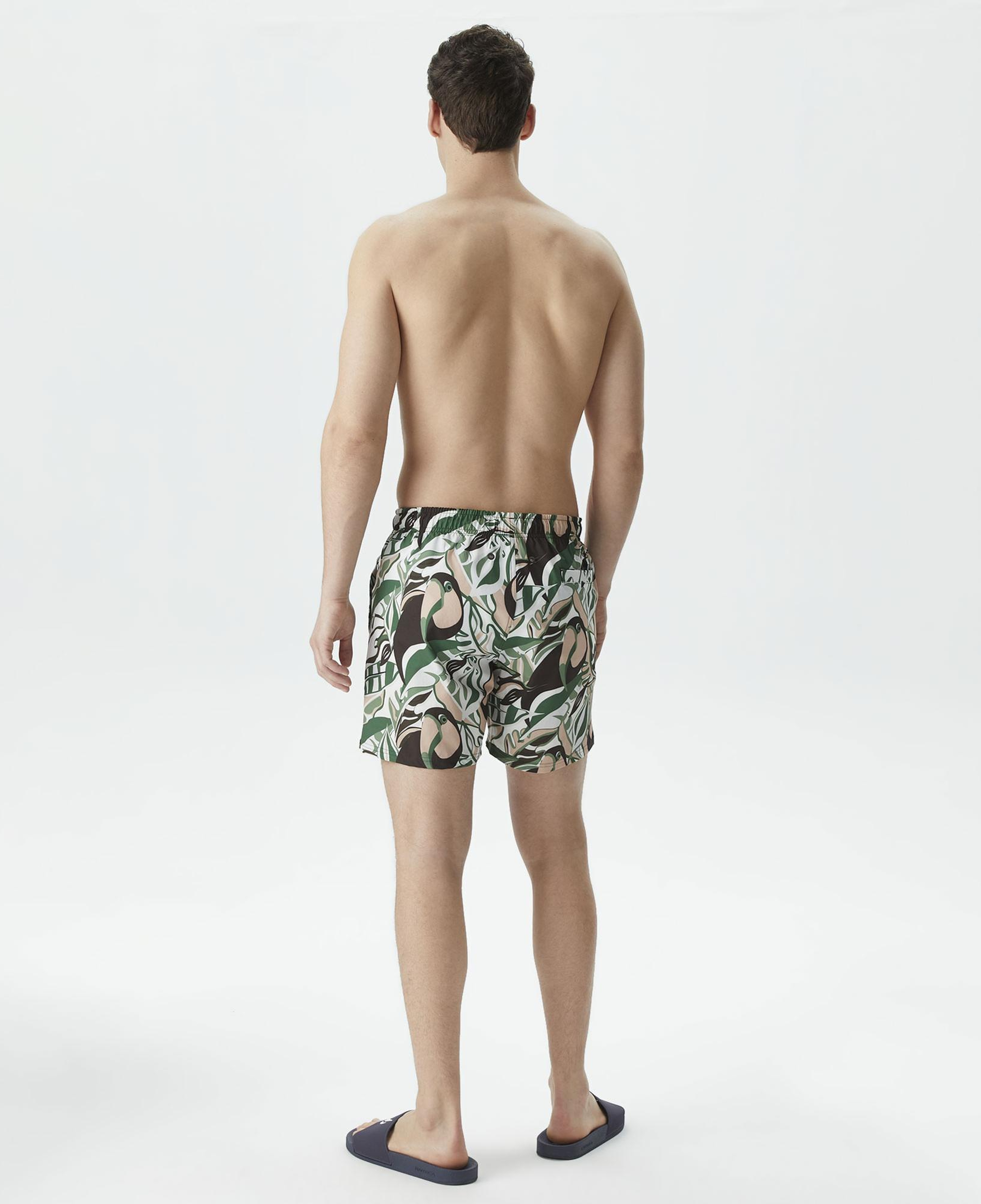 Nautica Erkek Kahverengi Standart Fit Deniz Şortu