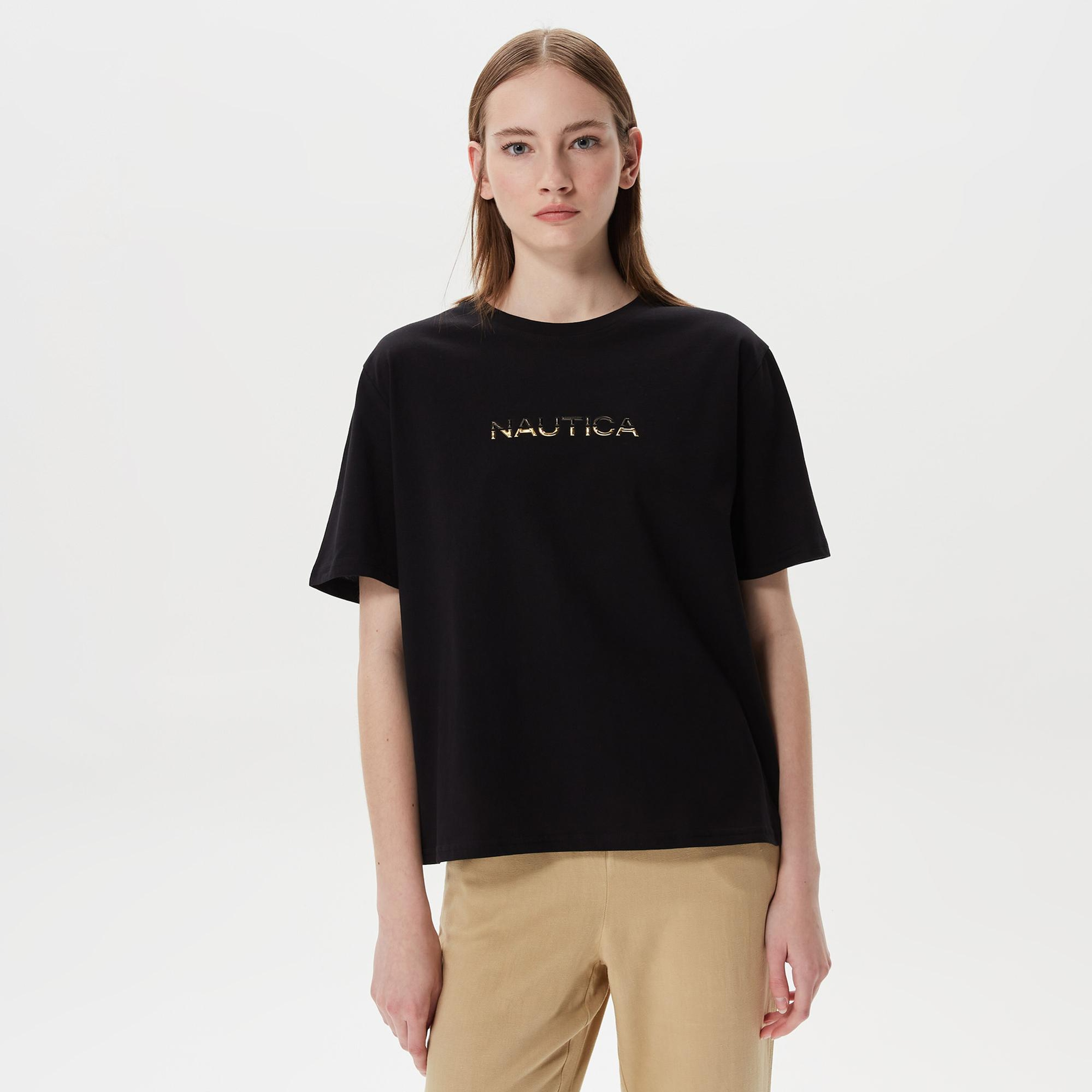 Nautica Kadın Siyah T-Shirt