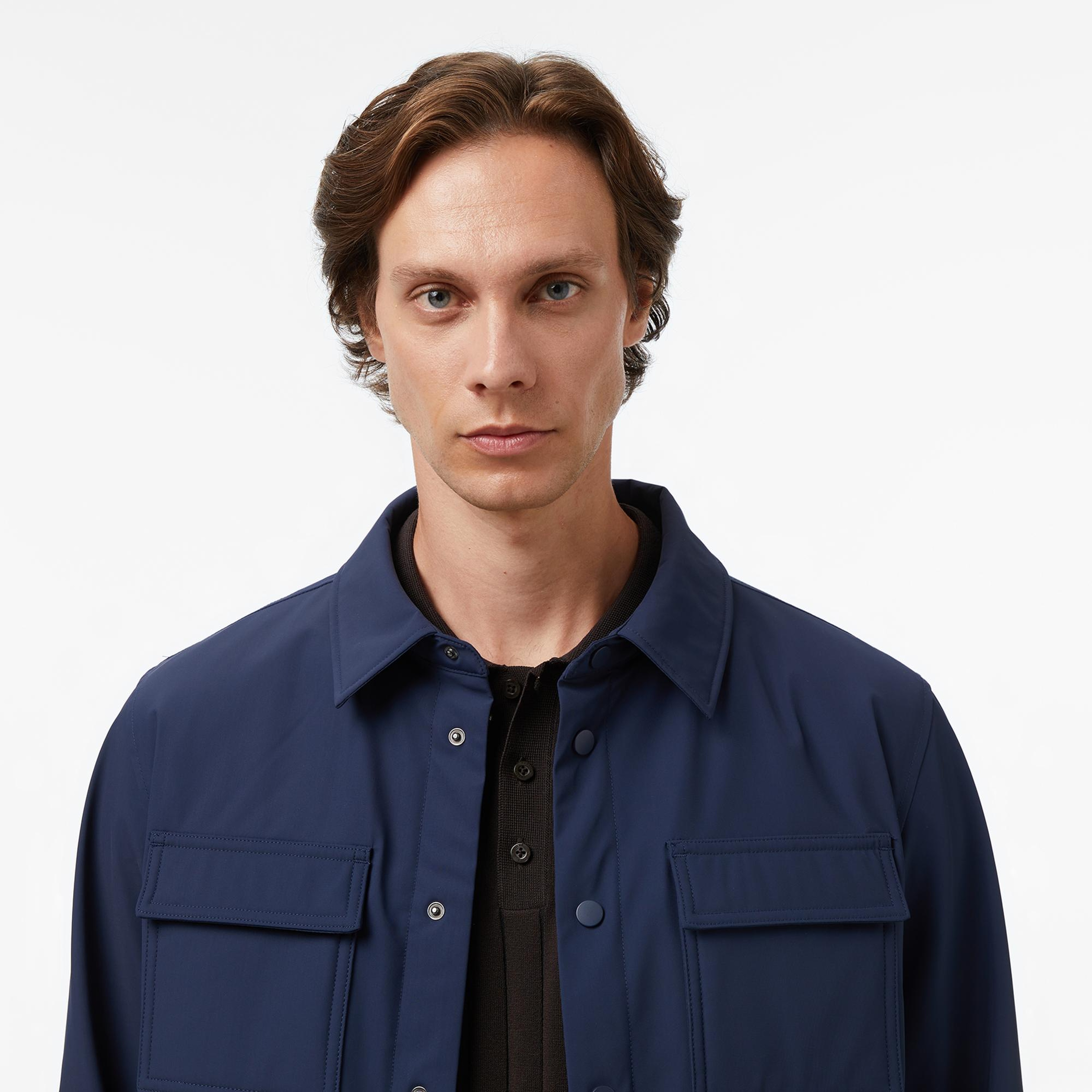 Nautica Erkek Lacivert Regular Fit Su Geçirmez Mont