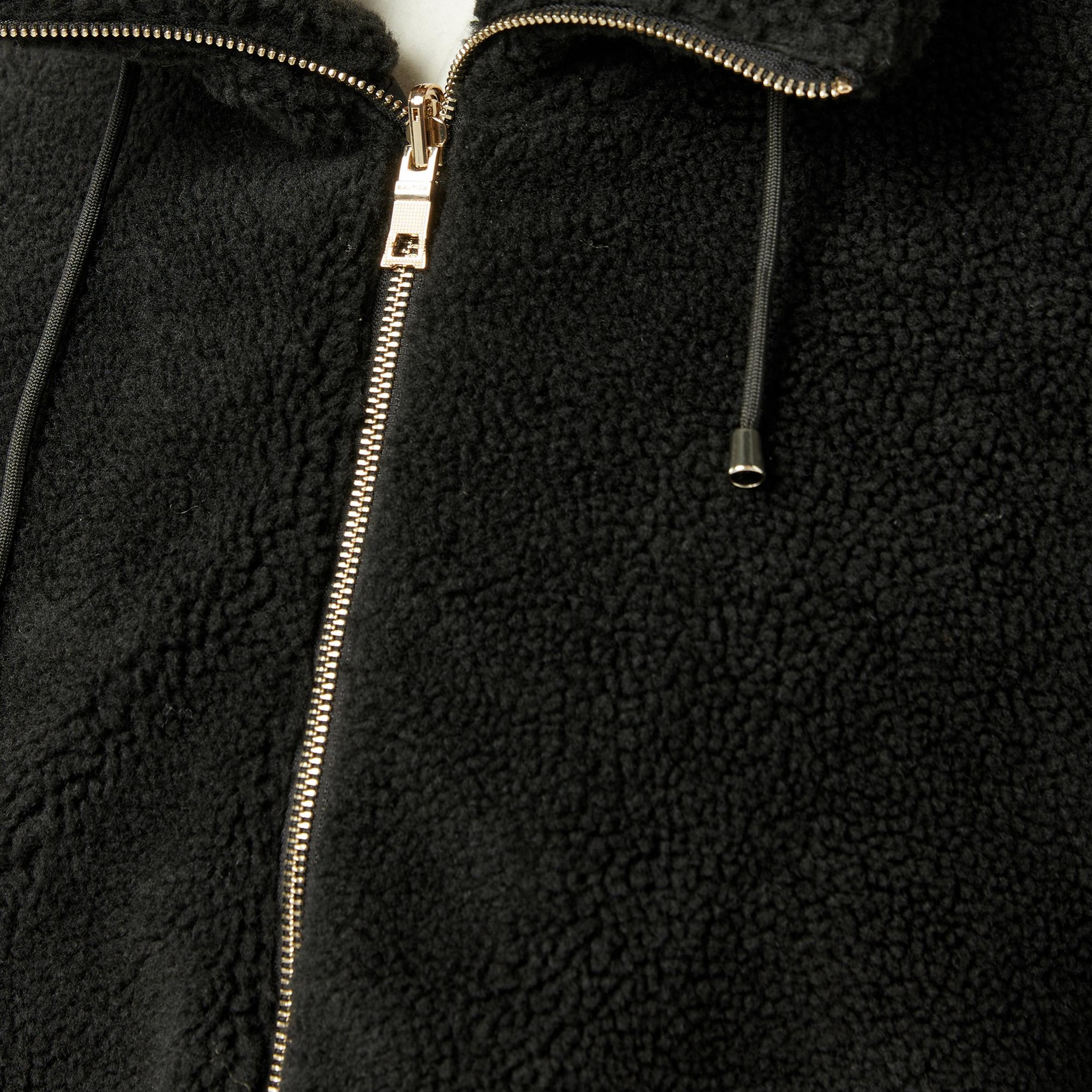 Nautica Kadın Siyah Regular Fit Çift Taraflı Mont