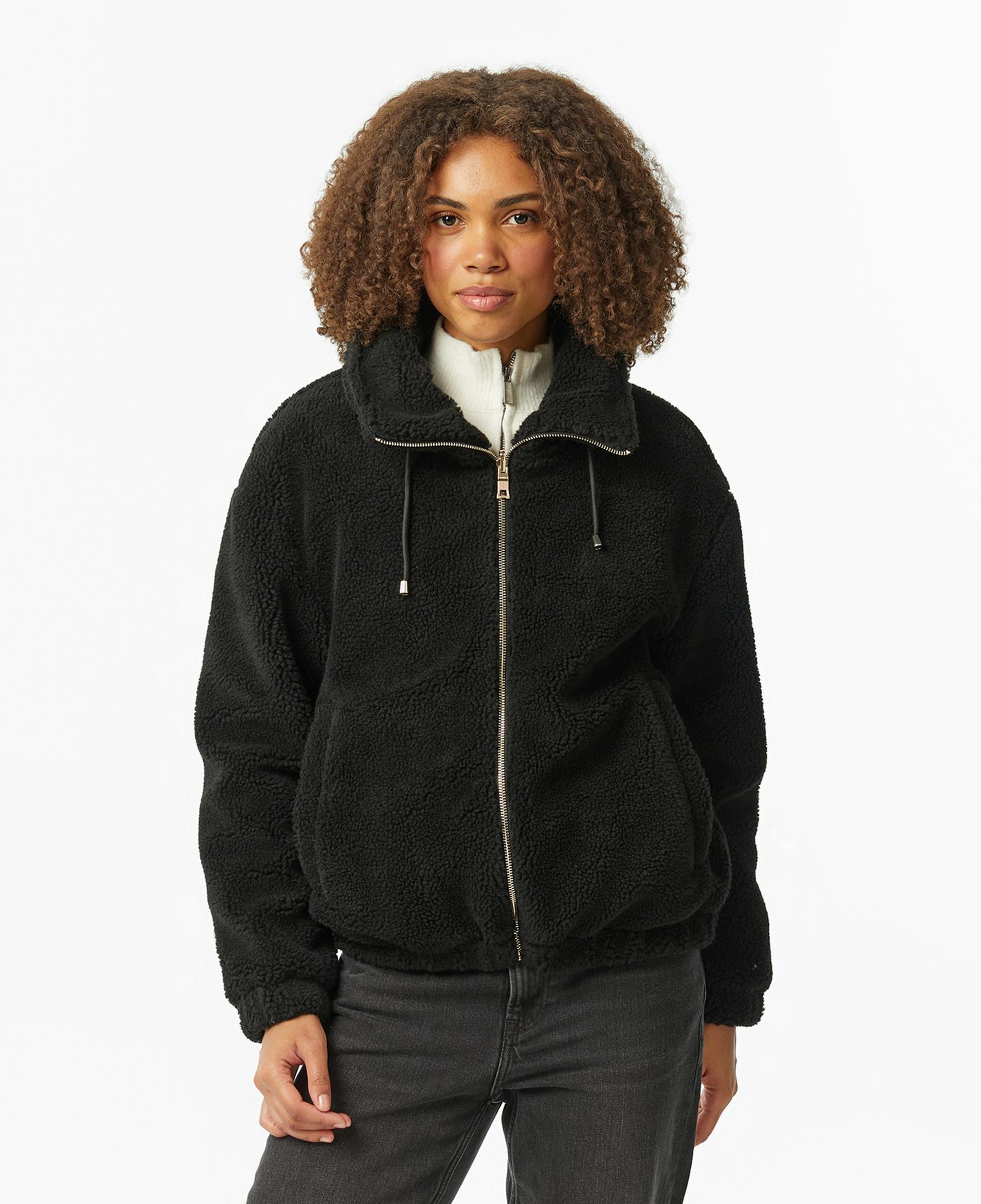 Nautica Kadın Siyah Regular Fit Çift Taraflı Mont