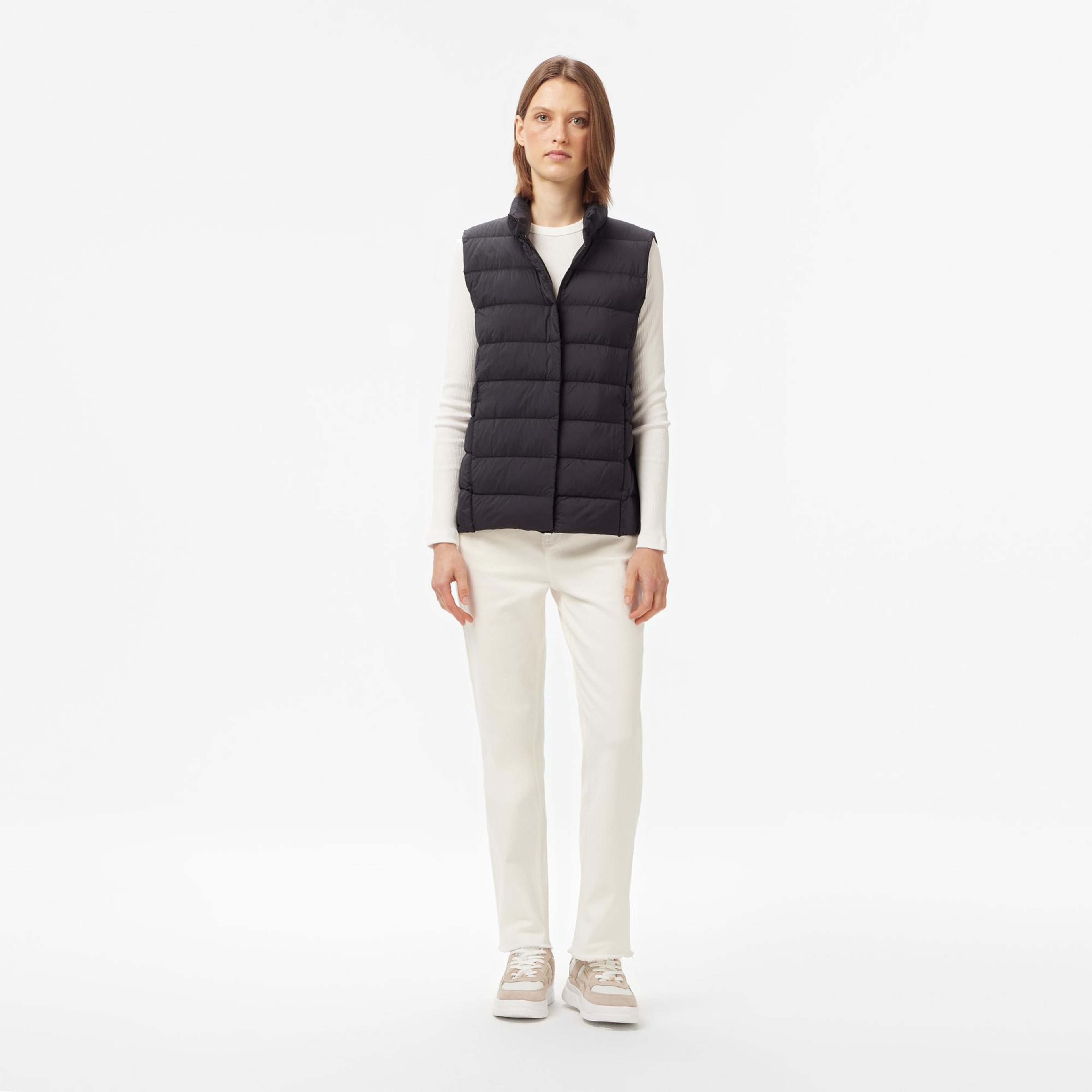 Nautica Kadın Siyah Su İtici Özellikli Yelek