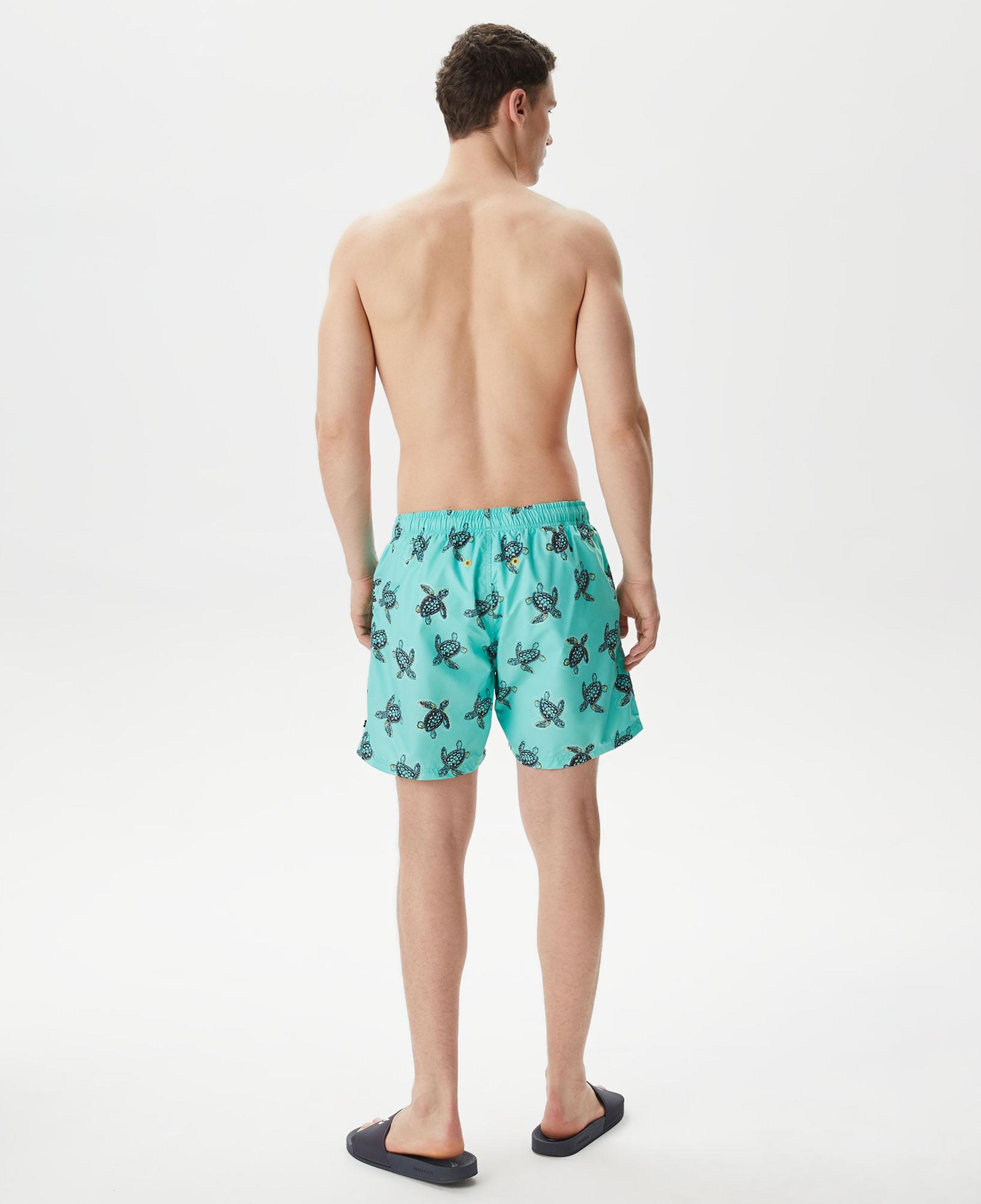 Nautica Erkek Yeşil Standart Fit Deniz Şortu